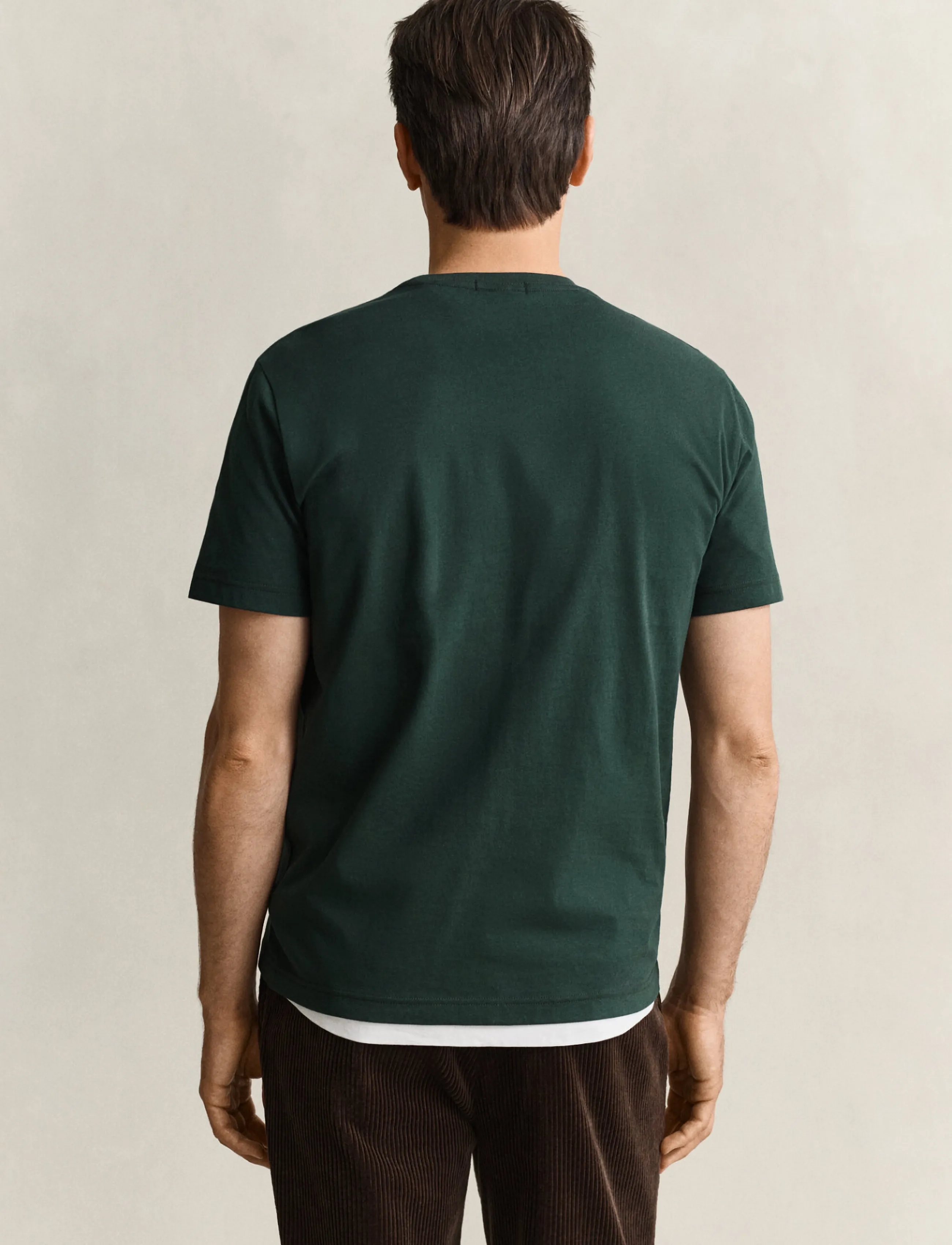 Gant - Shield T-Shirt - kortärmade t-shirts - tartan green - 3