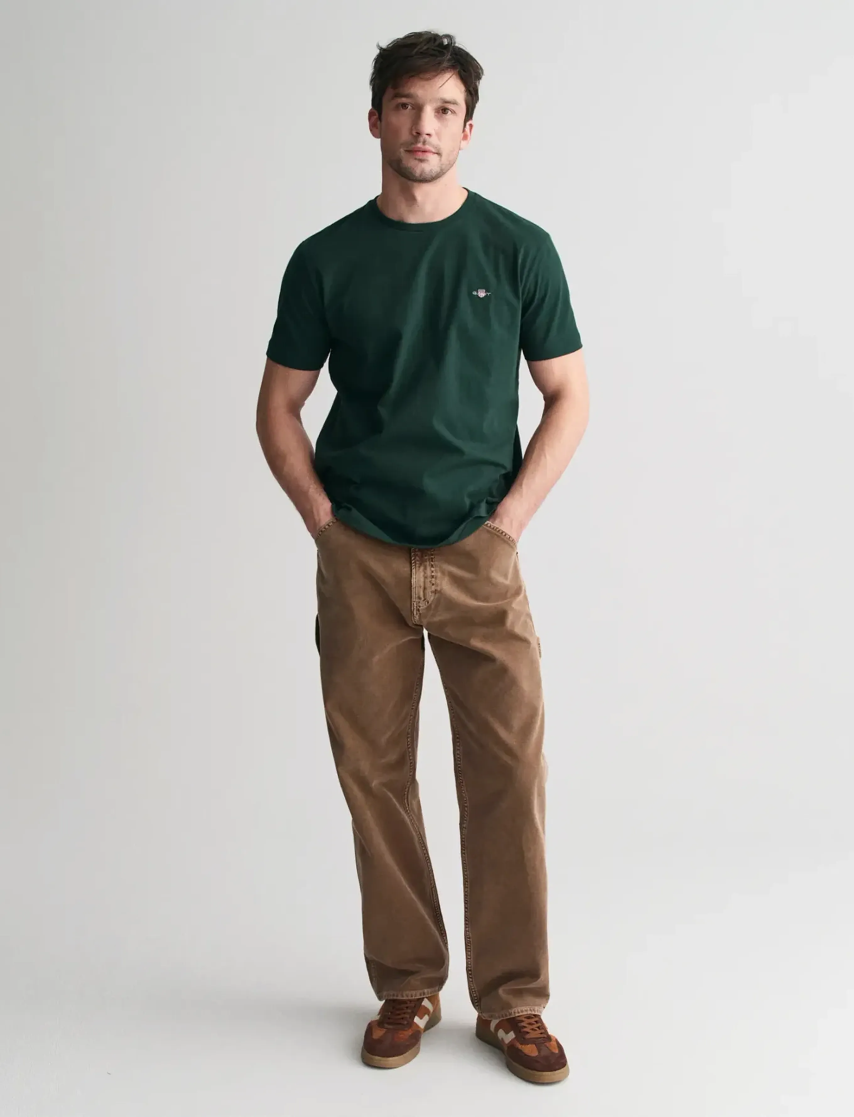 Gant - Shield T-Shirt - t-shirts à manches courtes - tartan green - 5