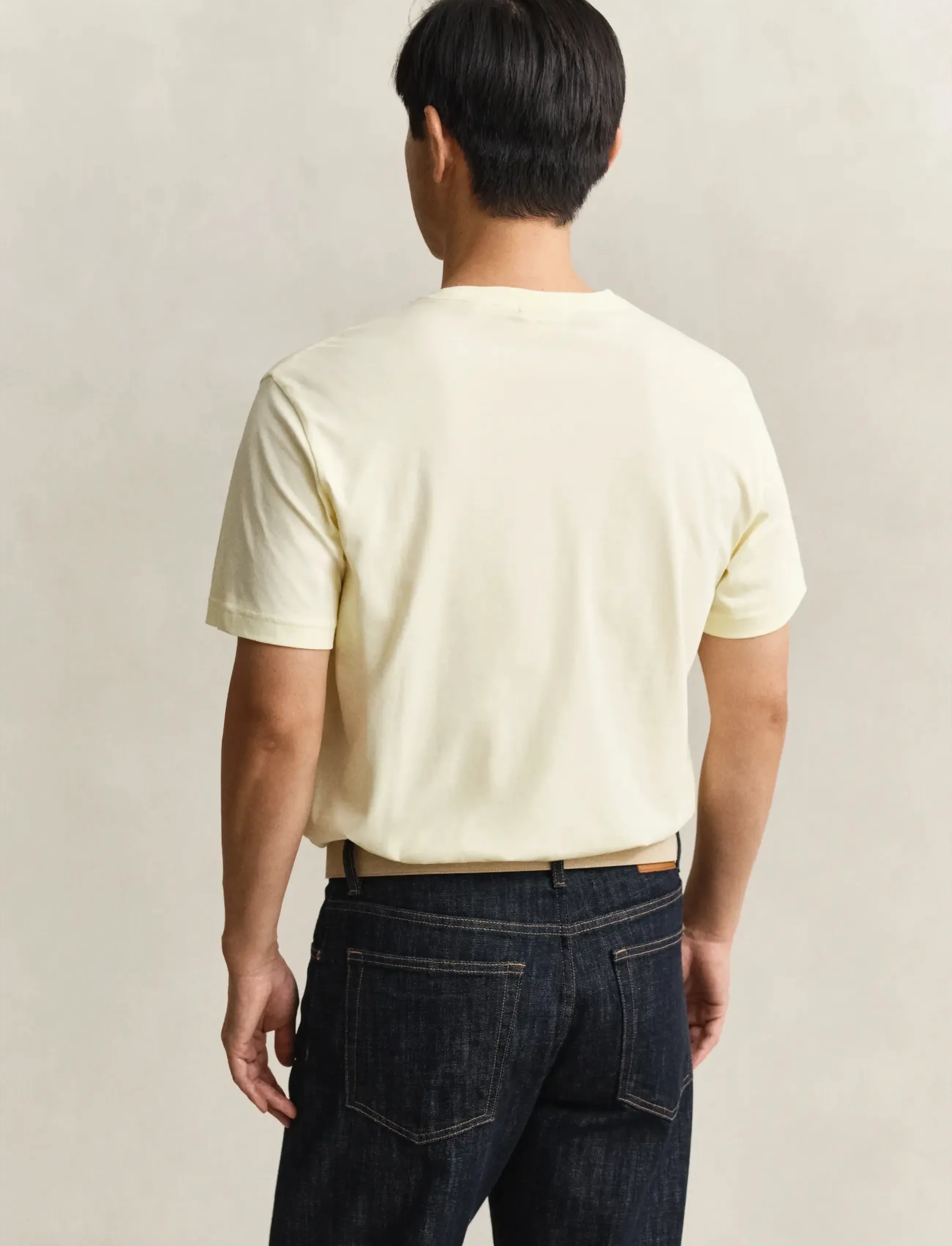 Gant - Shield T-Shirt - lühikeste varrukatega t-särgid - vanilla yellow - 2