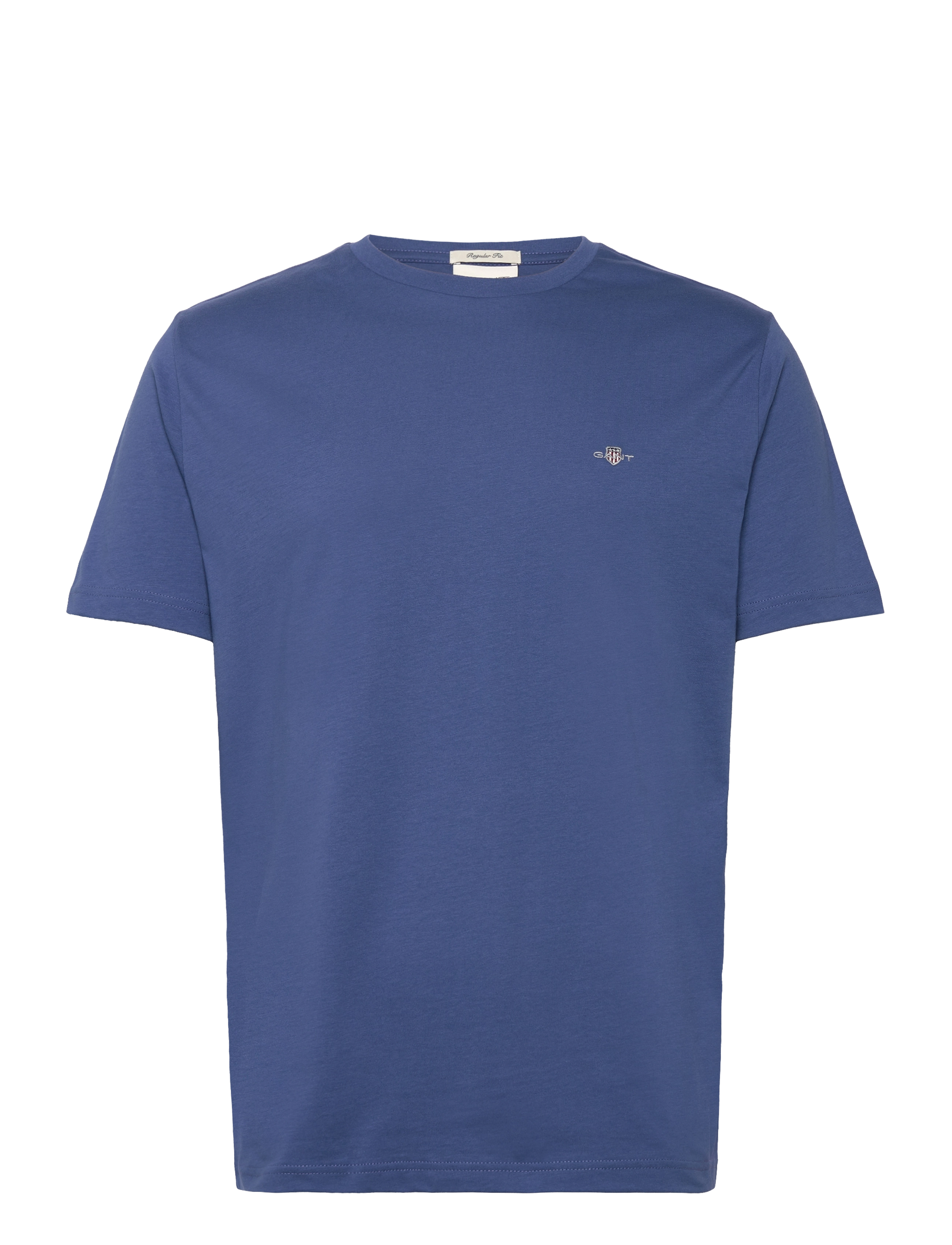 Gant REG SHIELD SS T-SHIRT - Basic T-Shirts - VINTAGE BLUE / blue