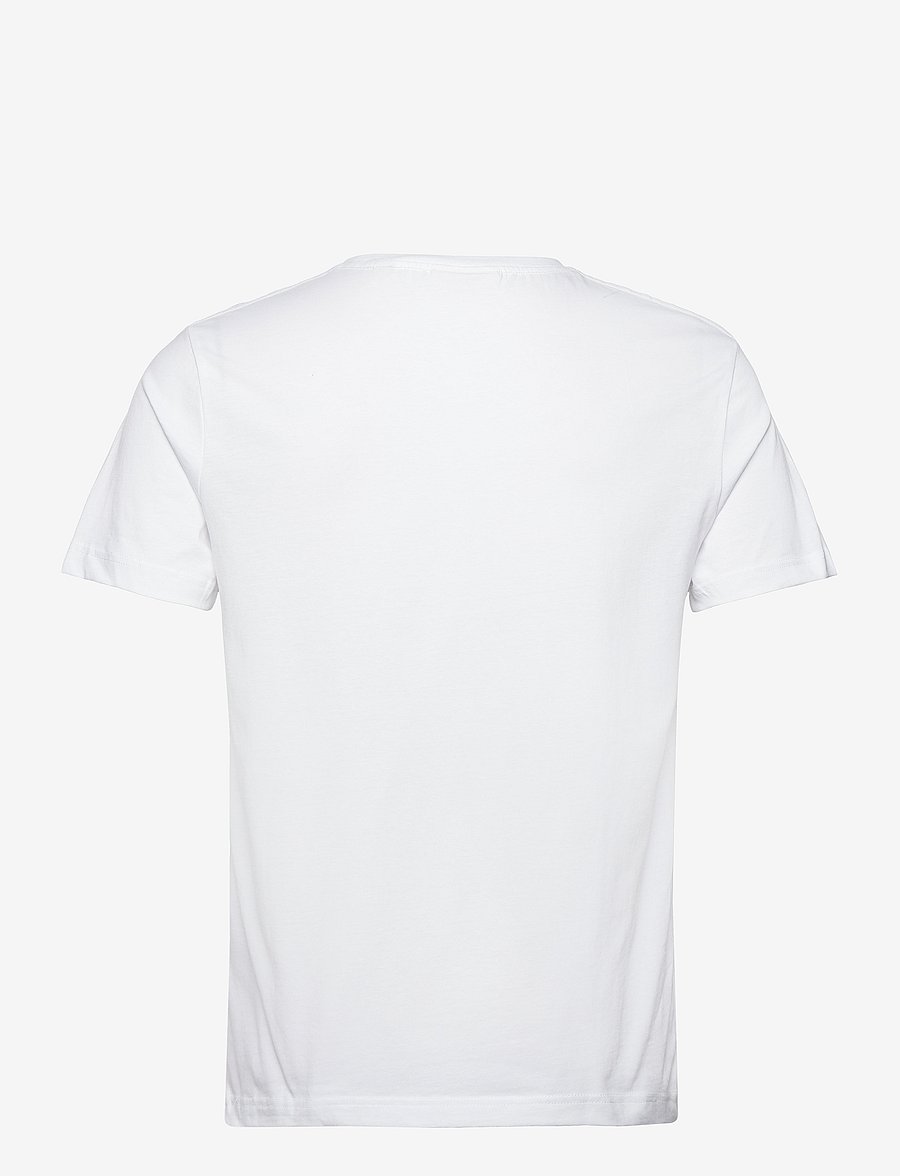 Gant - Shield T-Shirt - kurzärmelige t-shirts - white - 1