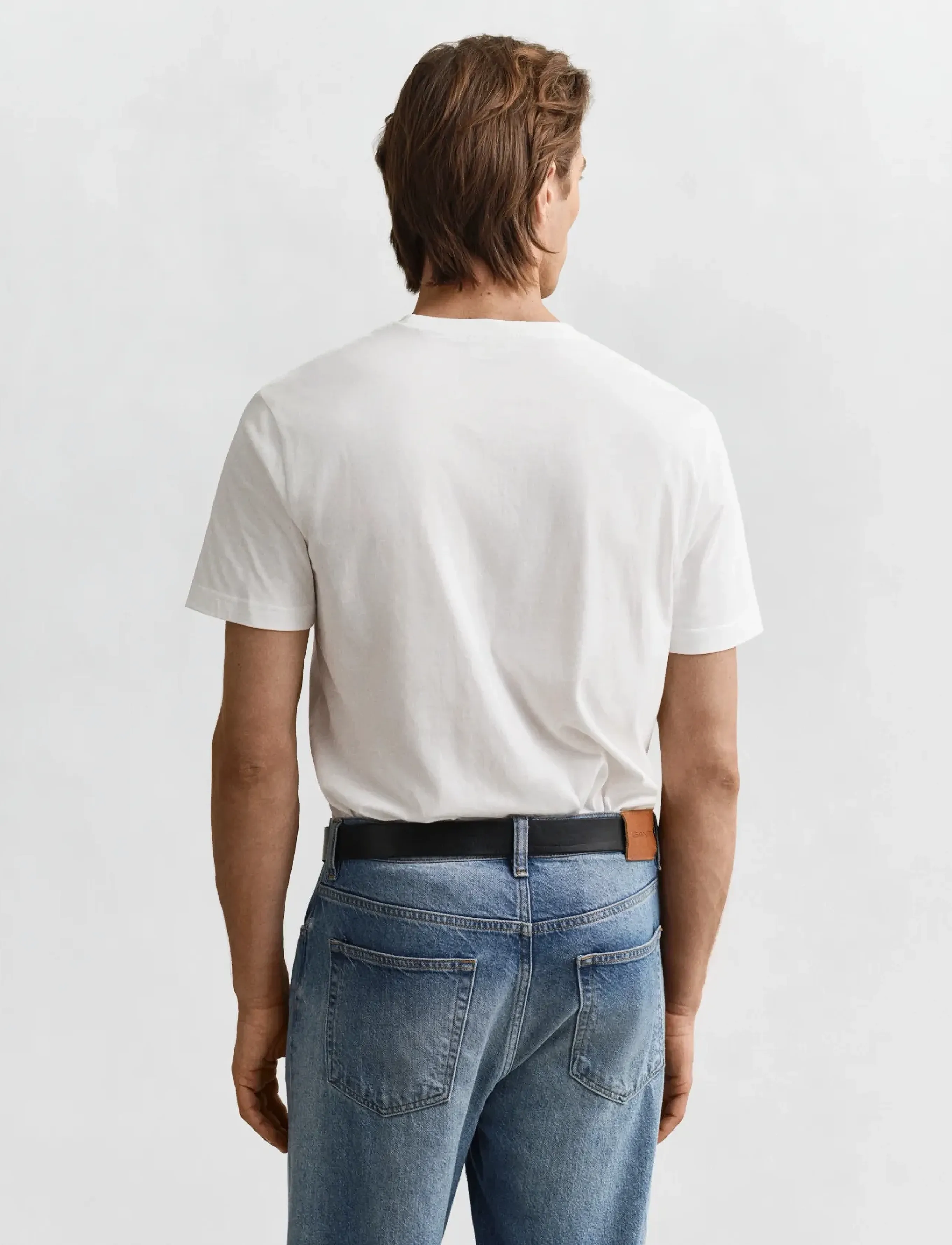 Gant - Shield T-Shirt - lühikeste varrukatega t-särgid - white - 3