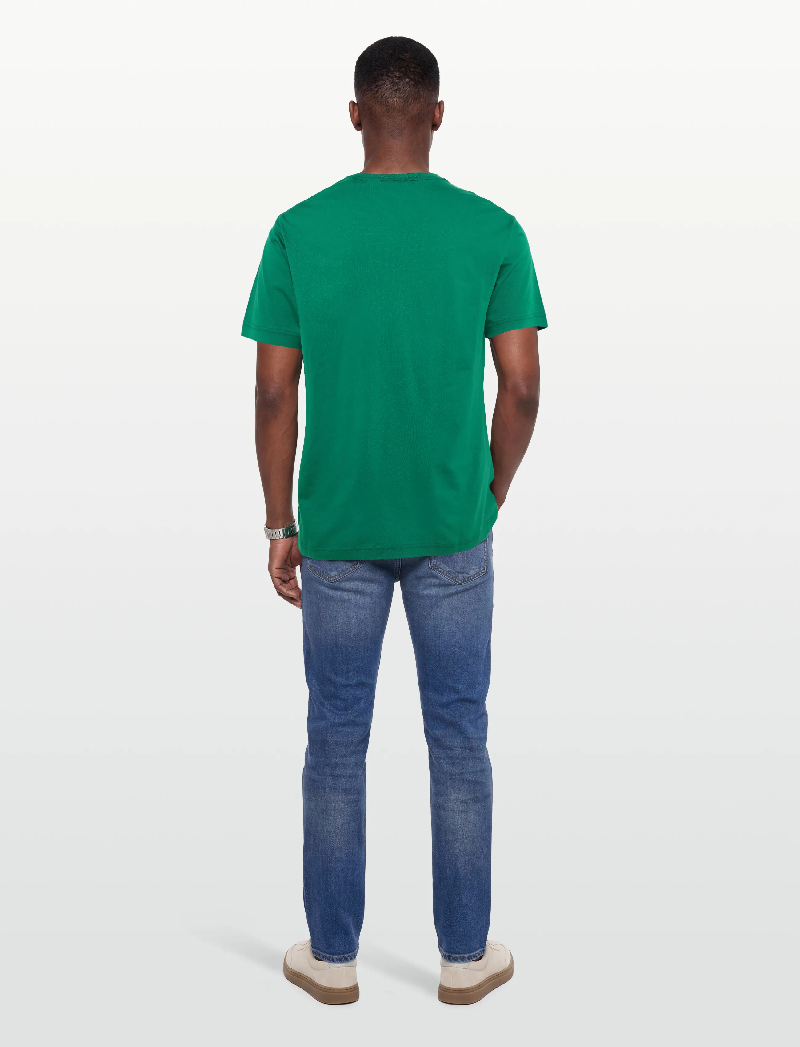 Gant - REG SHIELD SS T-SHIRT - kurzärmelige t-shirts - wild green - 4