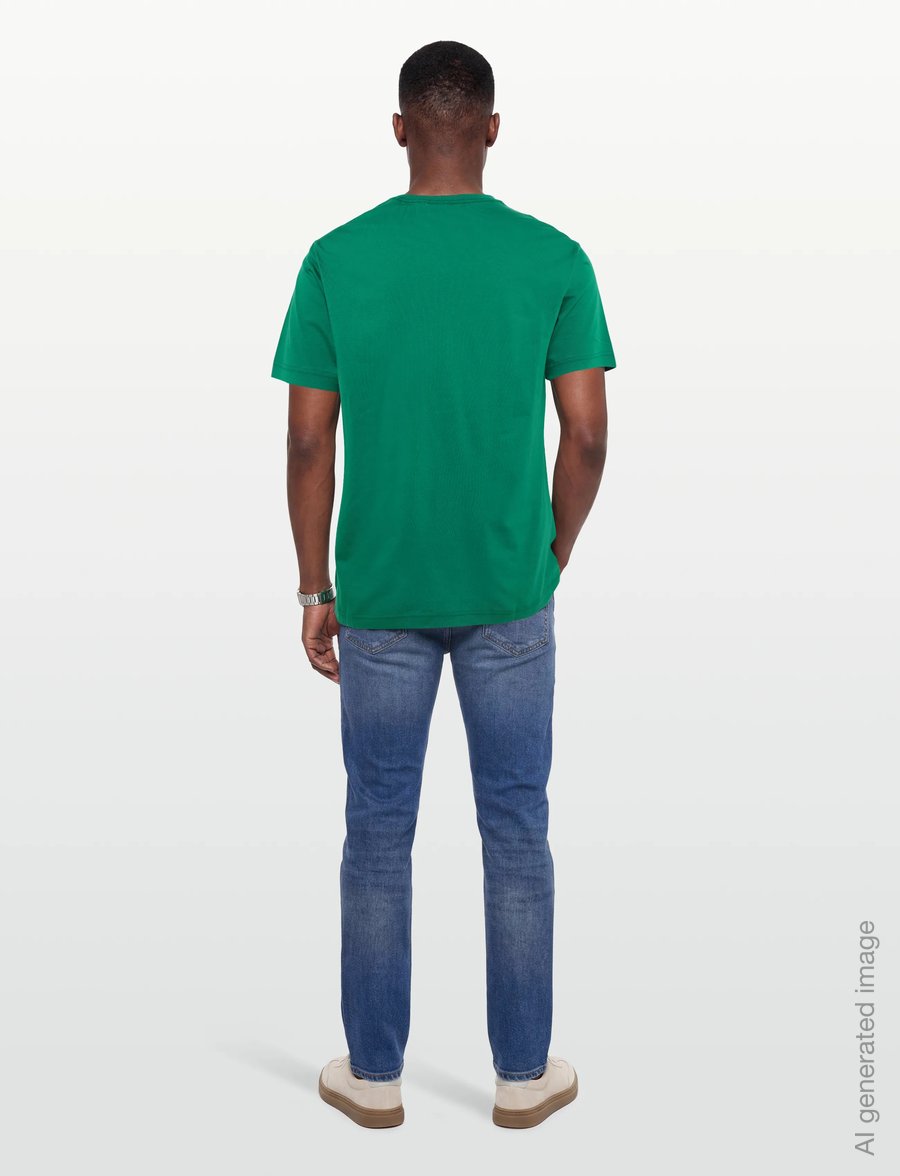 Gant - REG SHIELD SS T-SHIRT - short-sleeved t-shirts - wild green - 4