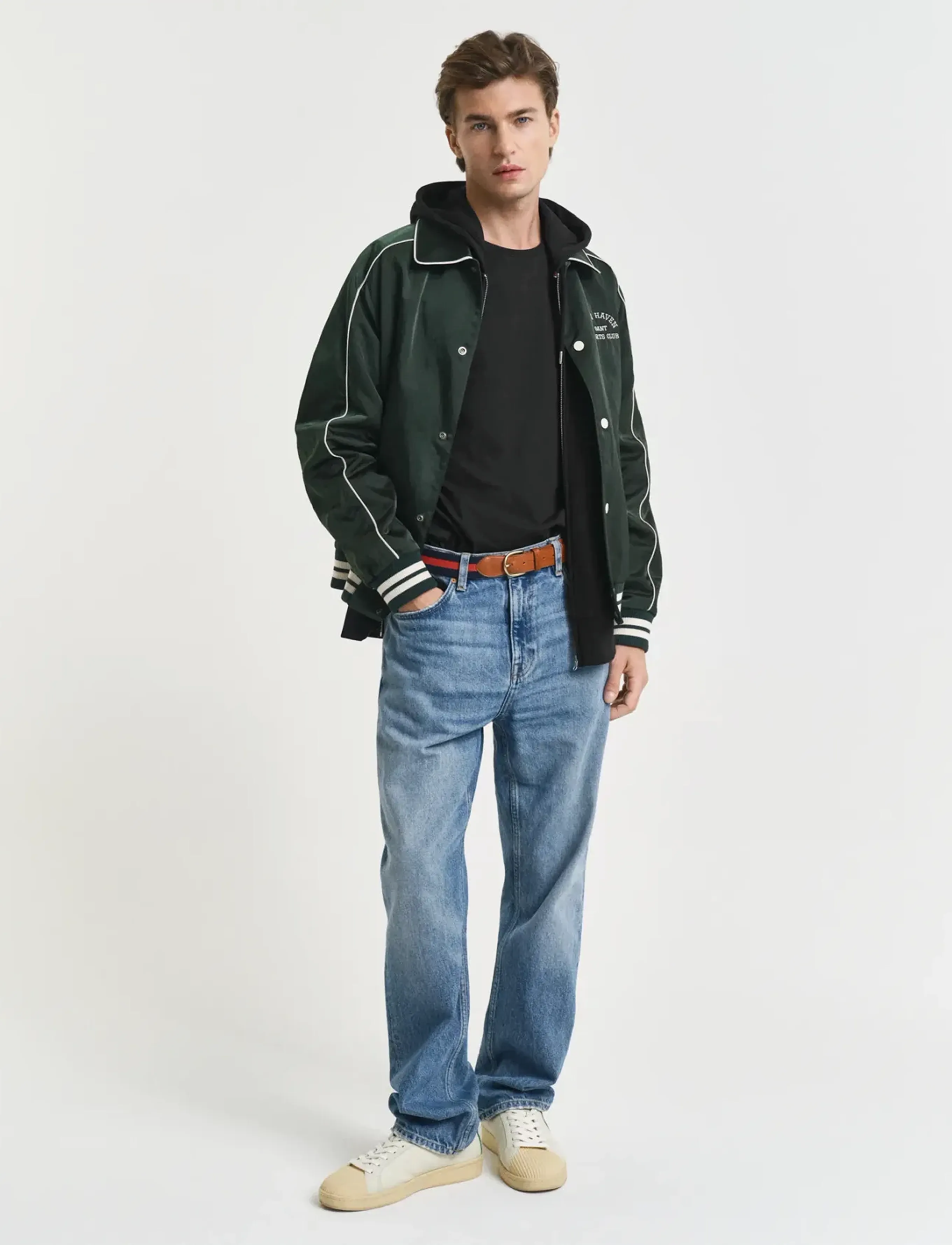 Gant - SLIM SHIELD SS T-SHIRT - lühikeste varrukatega t-särgid - black - 5