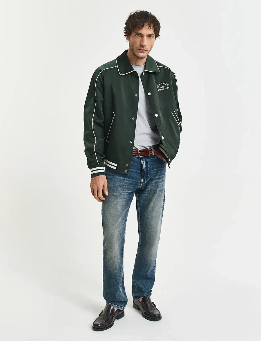 Gant - SLIM SHIELD SS T-SHIRT - lühikeste varrukatega t-särgid - grey melange - 5