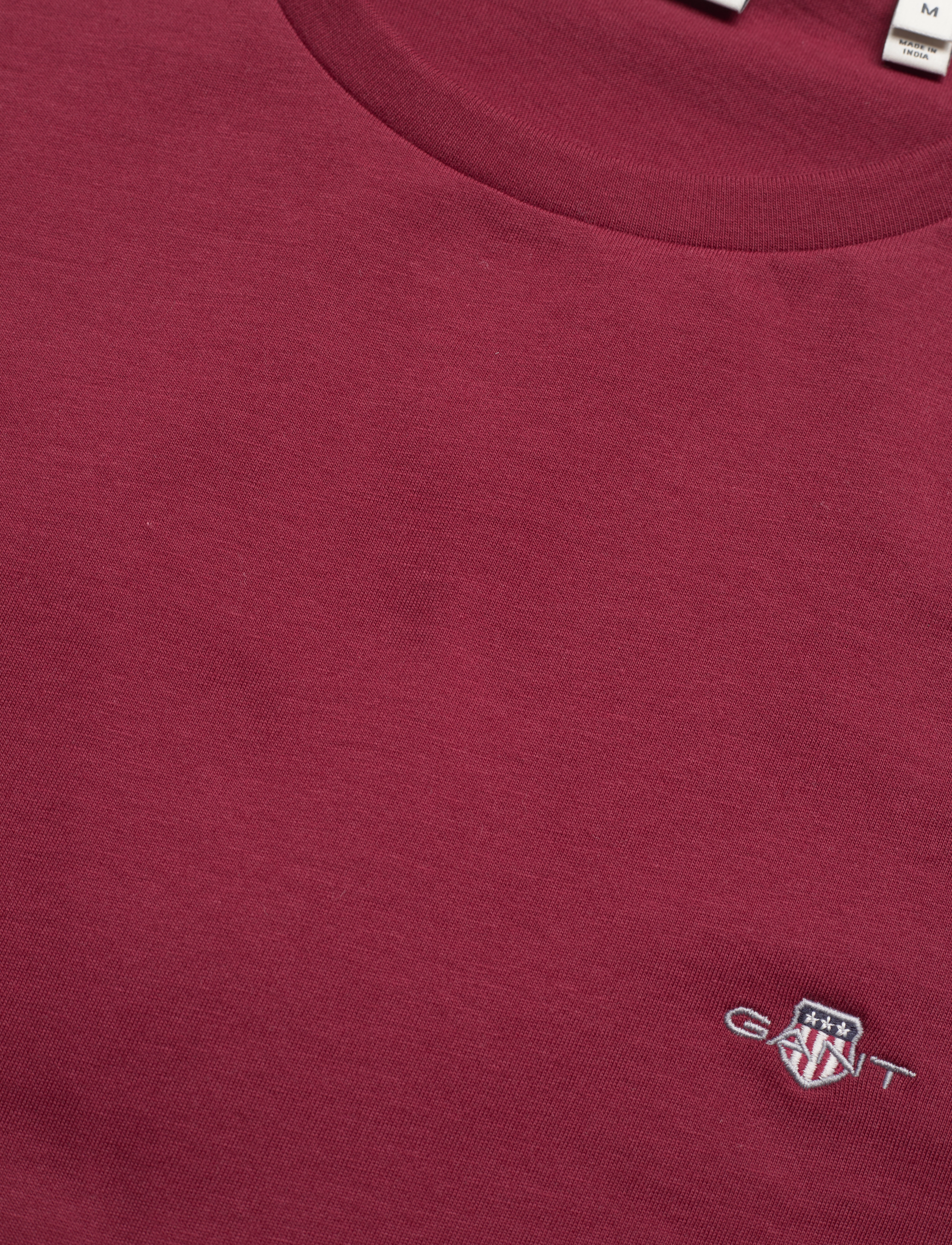 Gant - SLIM SHIELD SS T-SHIRT - lühikeste varrukatega t-särgid - plumped red - 2
