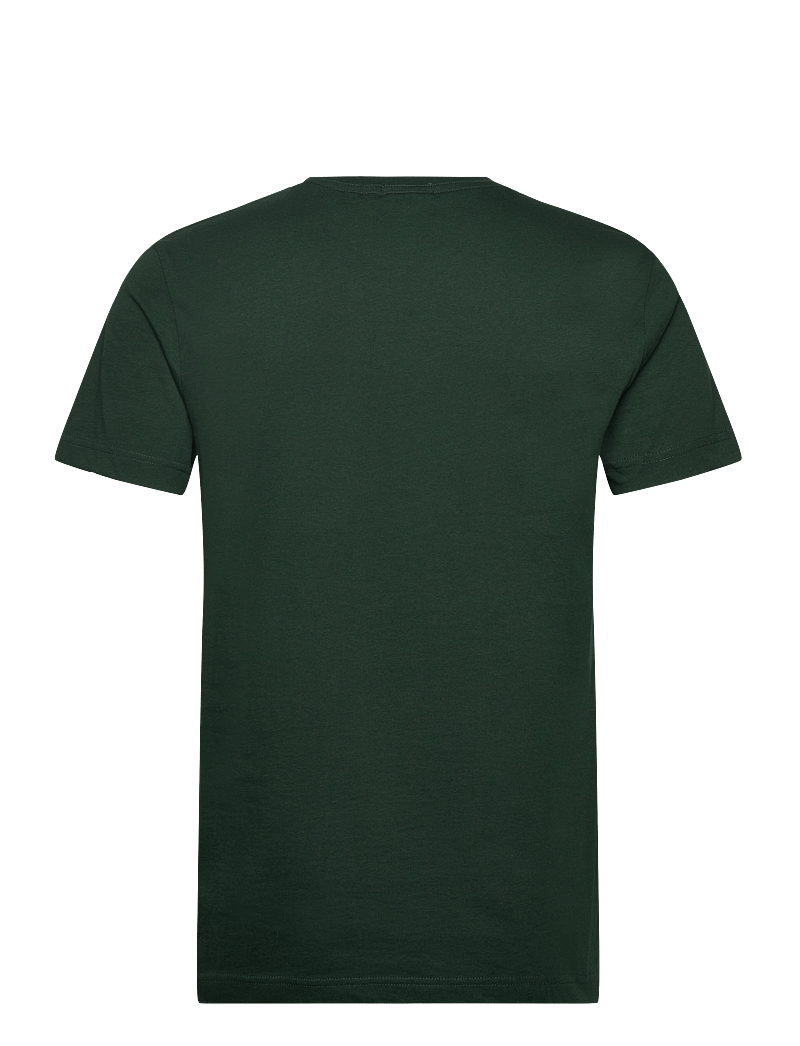 GANT - SLIM SHIELD SS T-SHIRT - kortärmade t-shirts - tartan green - 1