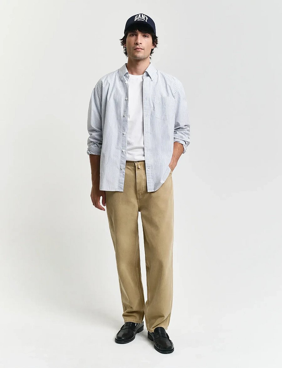 Gant - SLIM SHIELD SS T-SHIRT - kurzärmelige t-shirts - white - 5