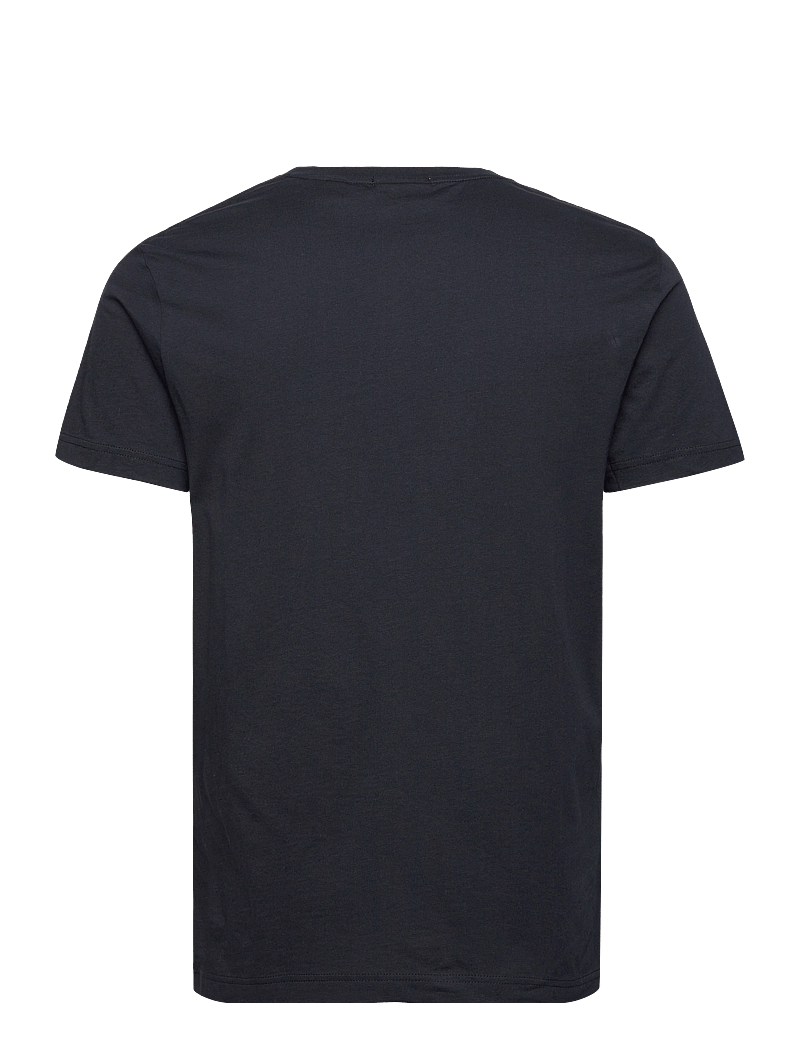 GANT - SLIM SHIELD V-NECK T-SHIRT - v-neck t-shirts - black - 2