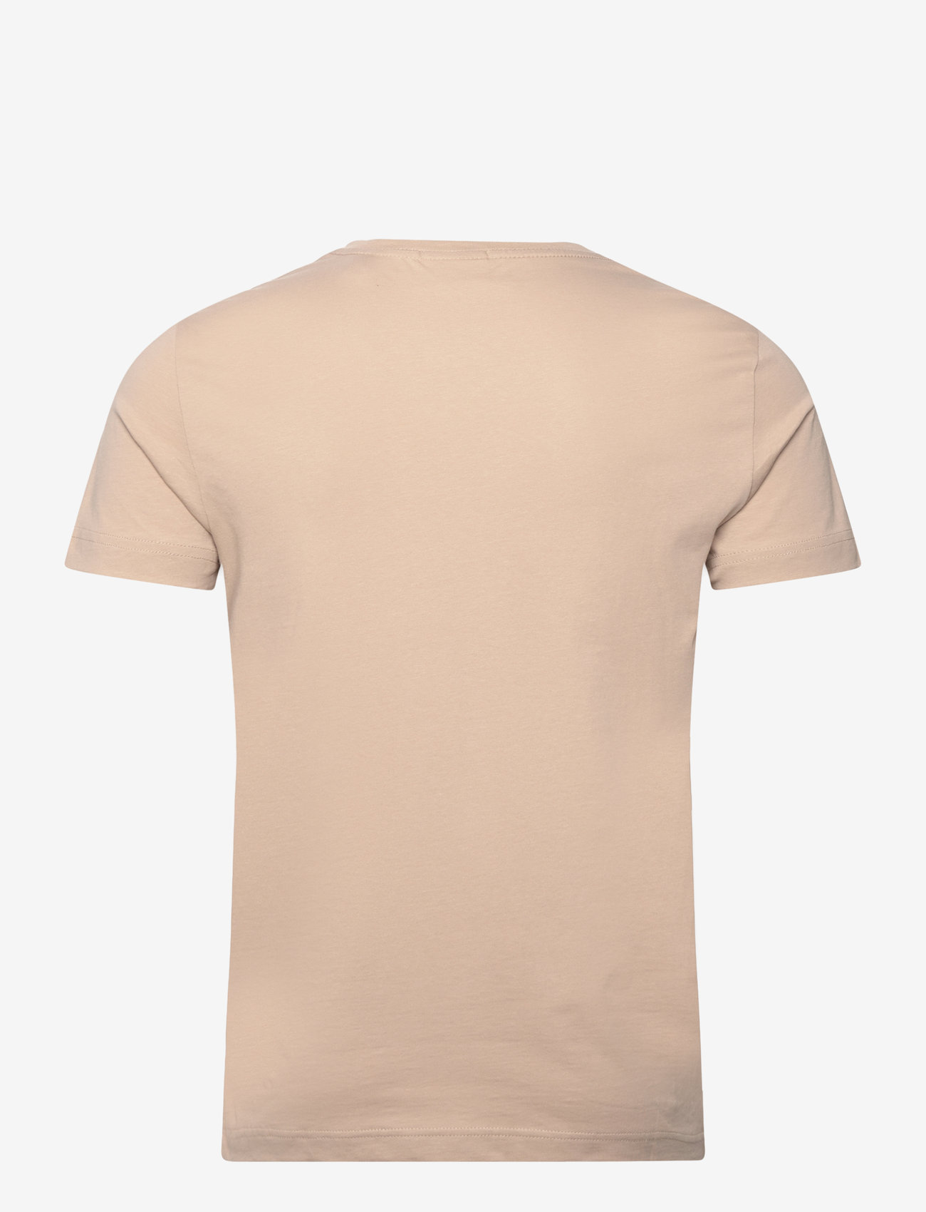 GANT - SLIM SHIELD V-NECK T-SHIRT - v-neck t-shirts - dry sand - 1