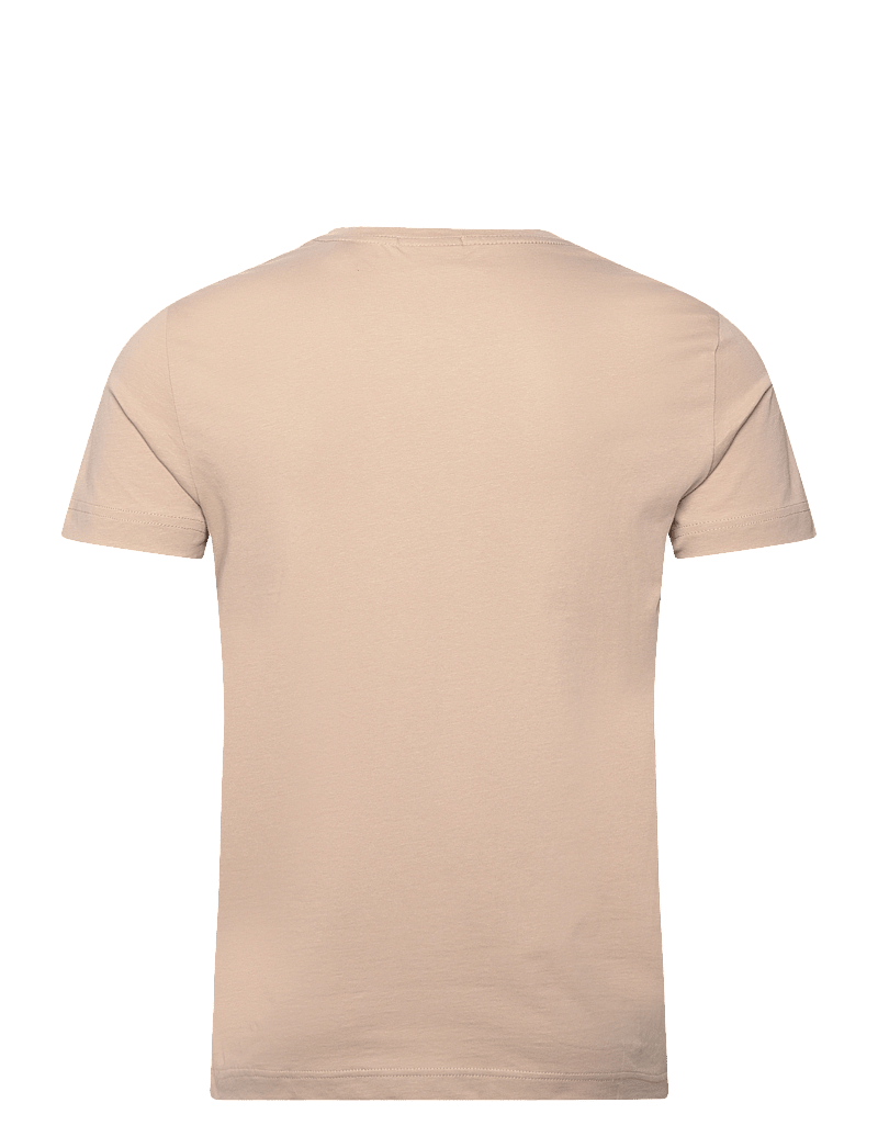 GANT - SLIM SHIELD V-NECK T-SHIRT - v-neck t-shirts - dry sand - 1