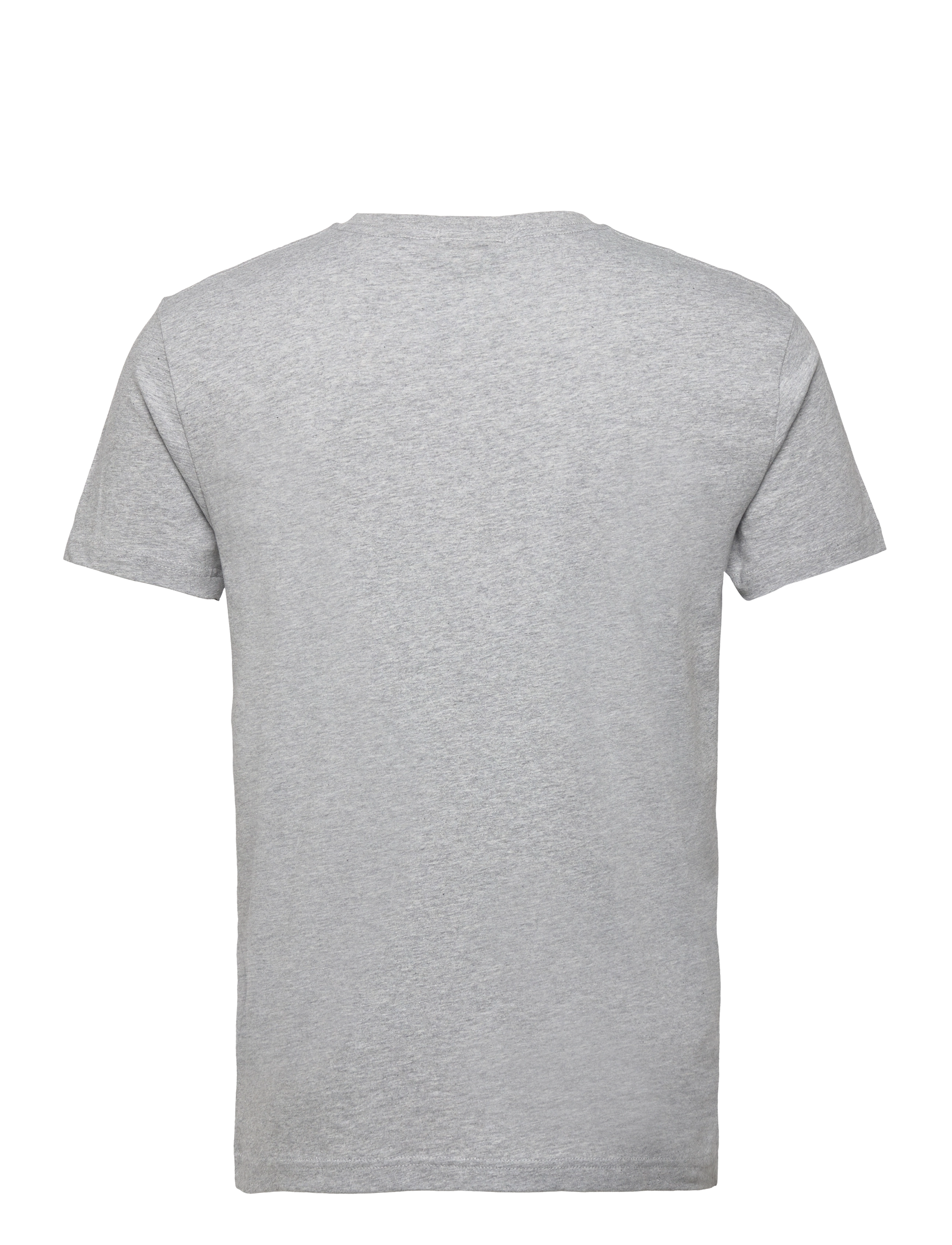Gant - SLIM SHIELD V-NECK T-SHIRT - koszulki z dekoltem w serek - grey melange - 2