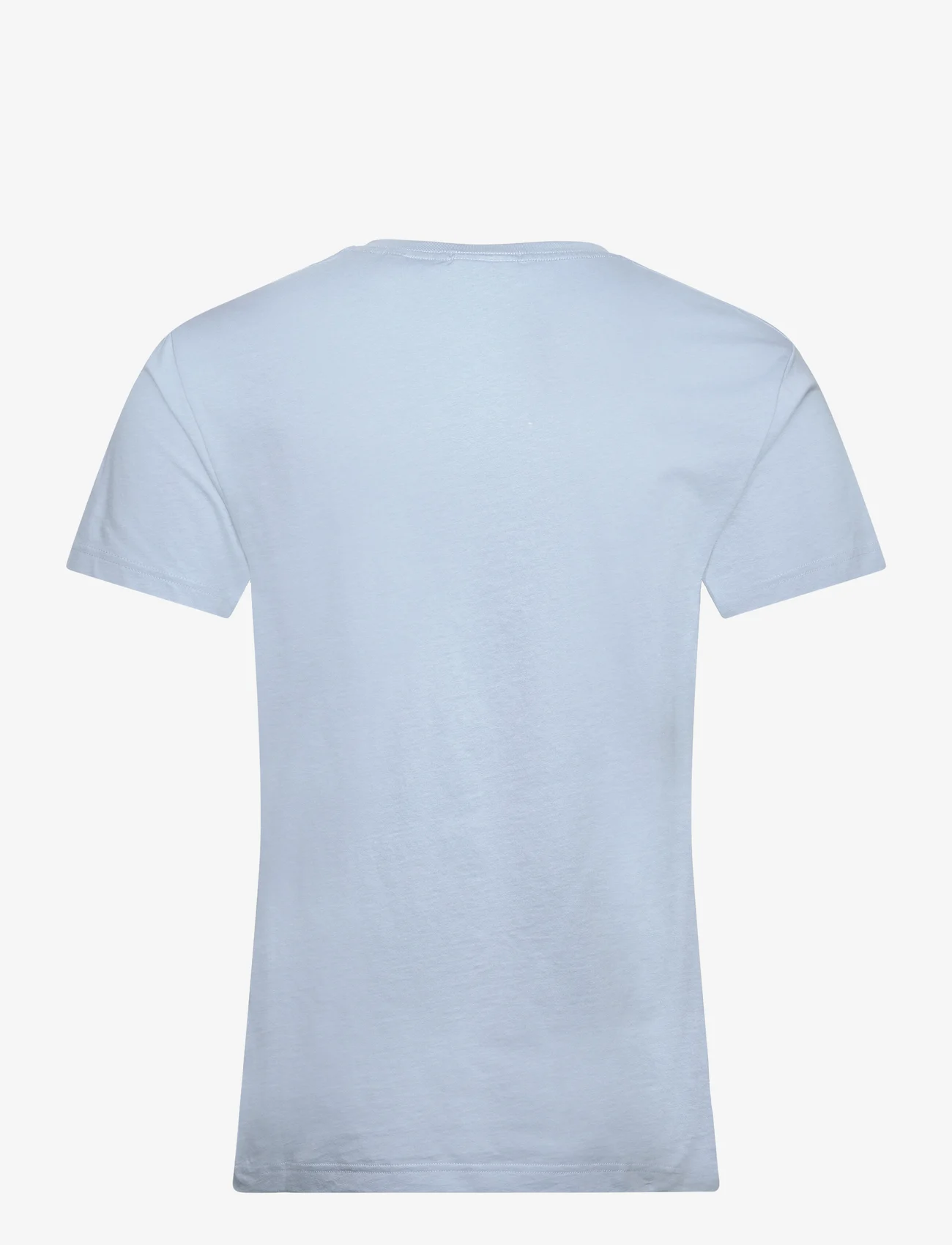 GANT - SLIM SHIELD V-NECK T-SHIRT - short-sleeved t-shirts - stormy sea - 1