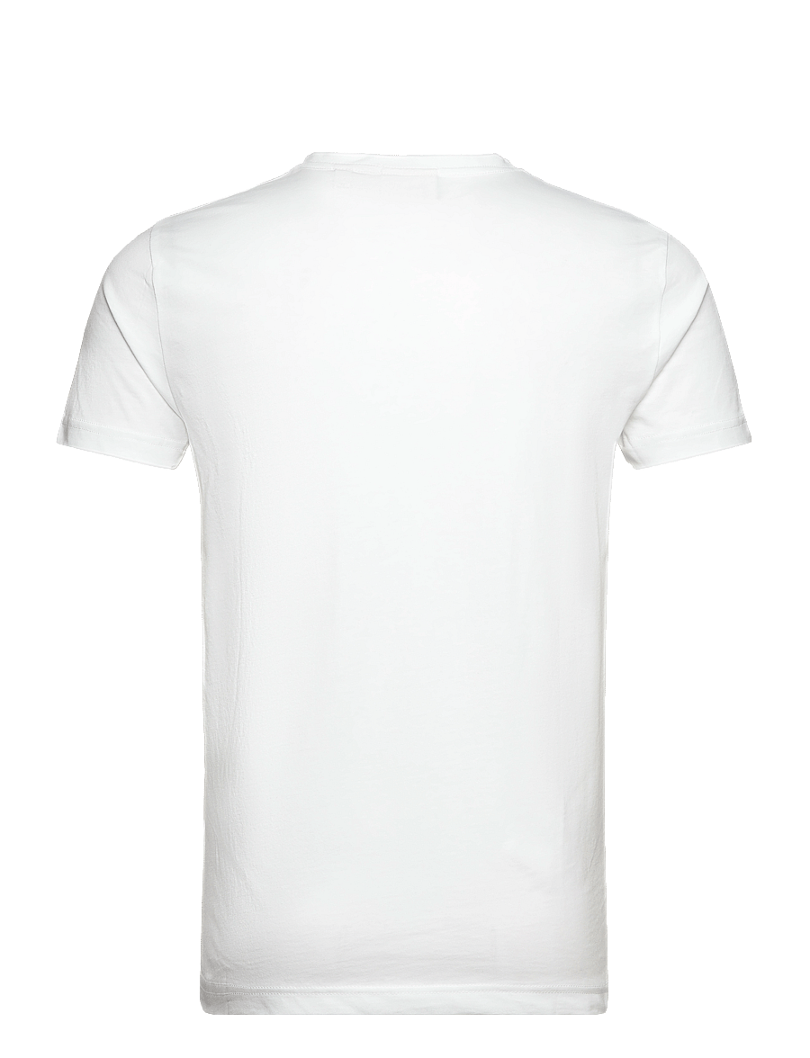 Gant - SLIM SHIELD V-NECK T-SHIRT - t-shirts med v-hals - white - 2