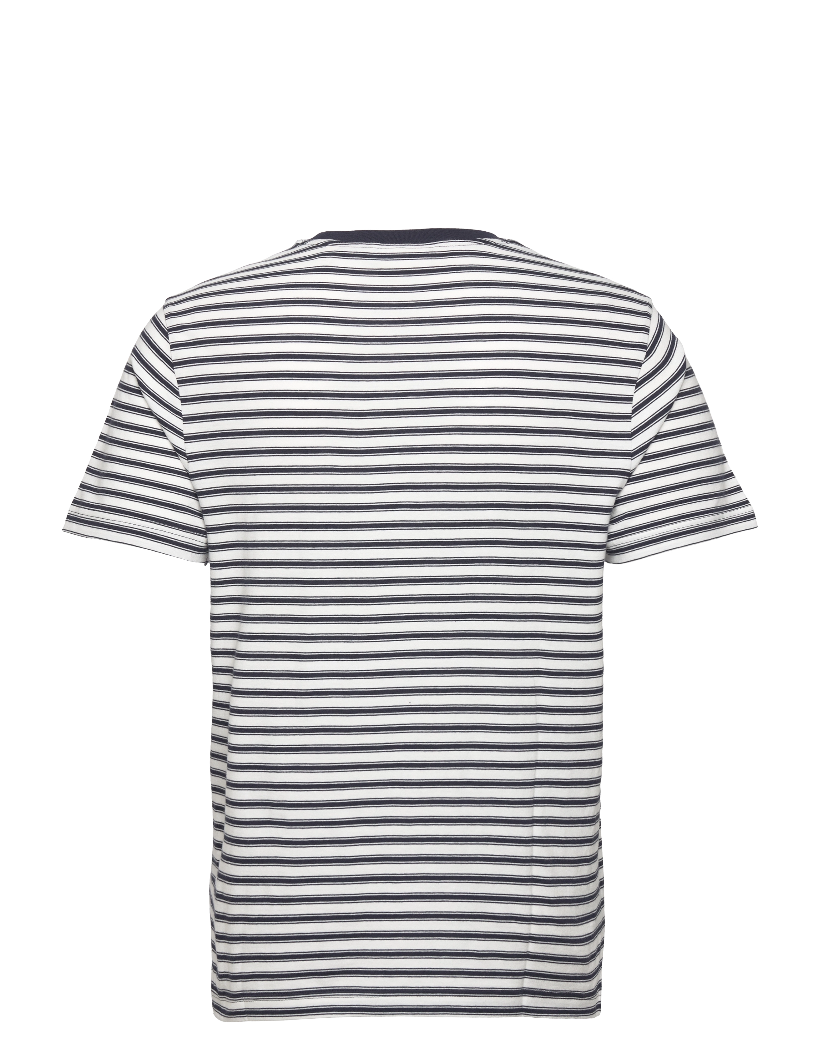 GANT - STRIPED SS T-SHIRT - evening blue - 1
