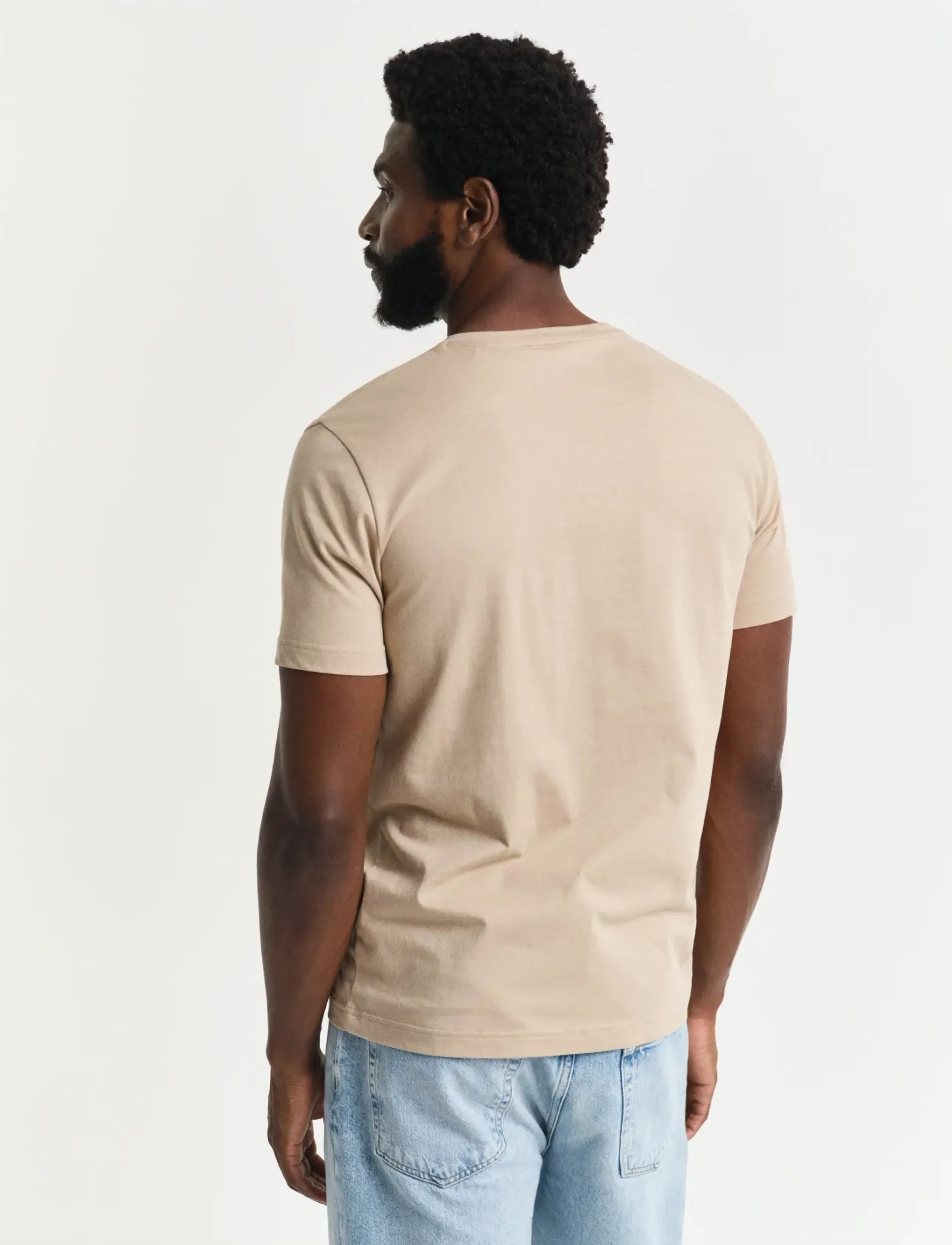 Gant - REG ARCHIVE SHIELD SS T-SHIRT - kortærmede t-shirts - dry sand - 3