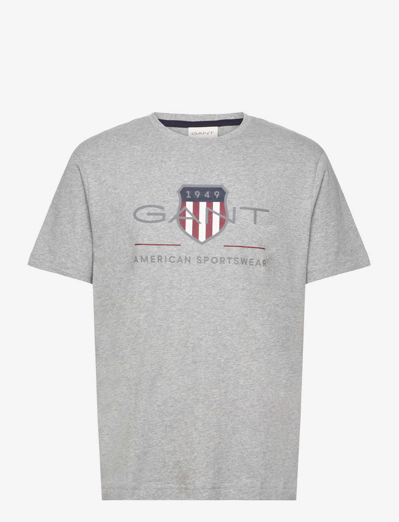 Gant REG ARCHIVE SHIELD SS T-SHIRT - GANT - GREY MELANGE / grey