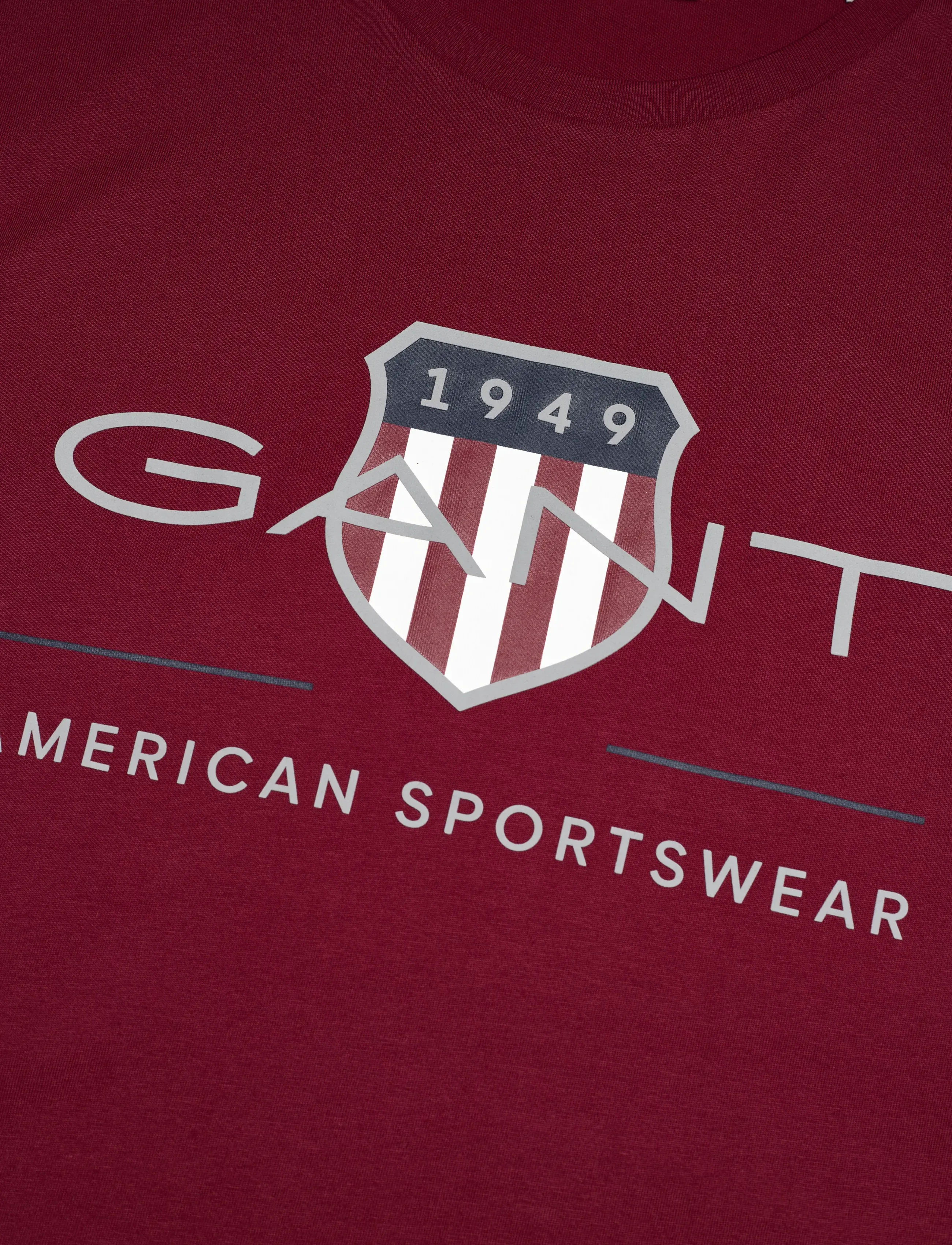Gant - REG ARCHIVE SHIELD SS T-SHIRT - kurzärmelig - plumped red - 2
