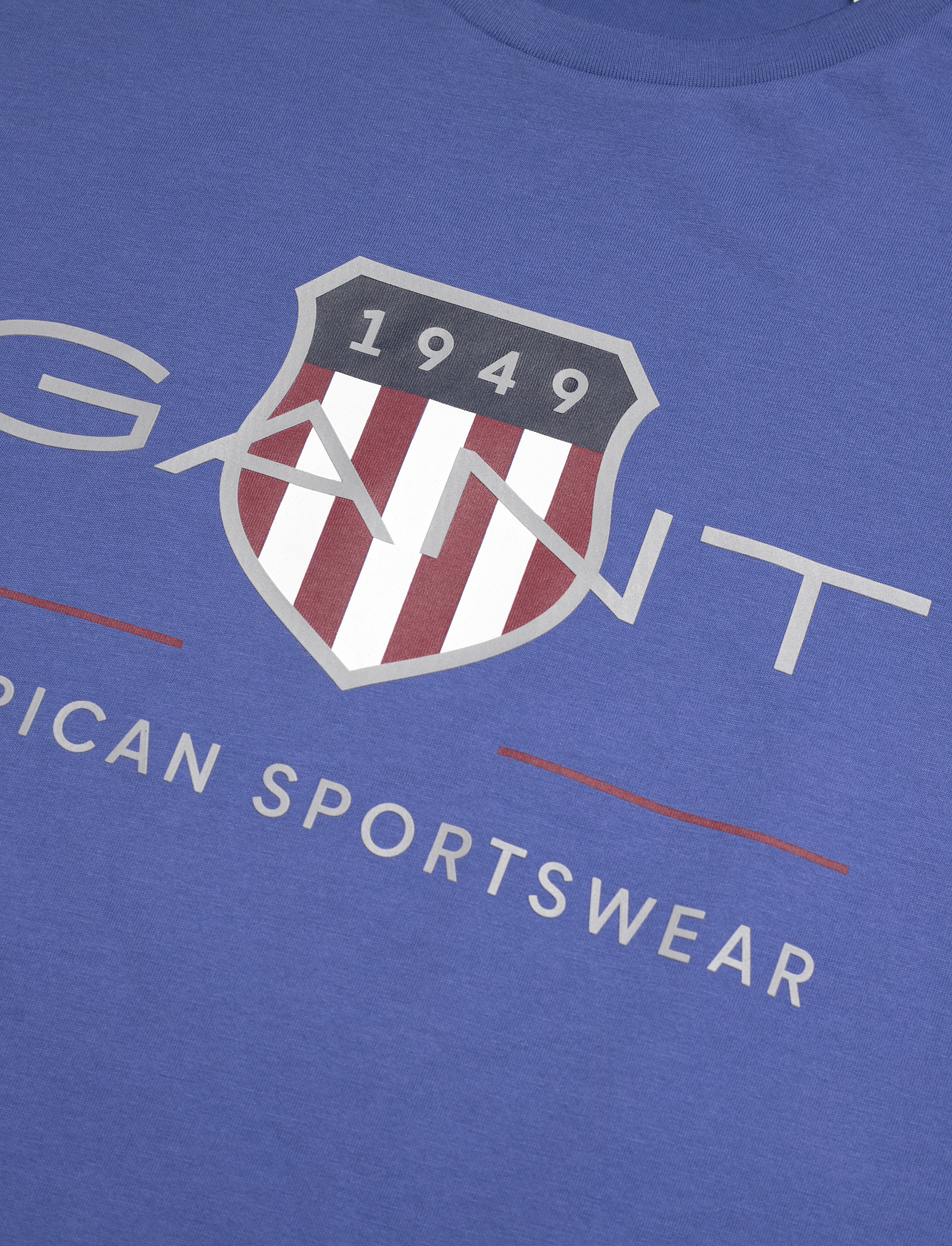 Gant - REG ARCHIVE SHIELD SS T-SHIRT - kortærmede t-shirts - rich blue - 2