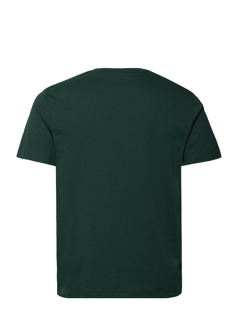GANT - REG ARCHIVE SHIELD SS T-SHIRT - kortærmede t-shirts - tartan green - 1