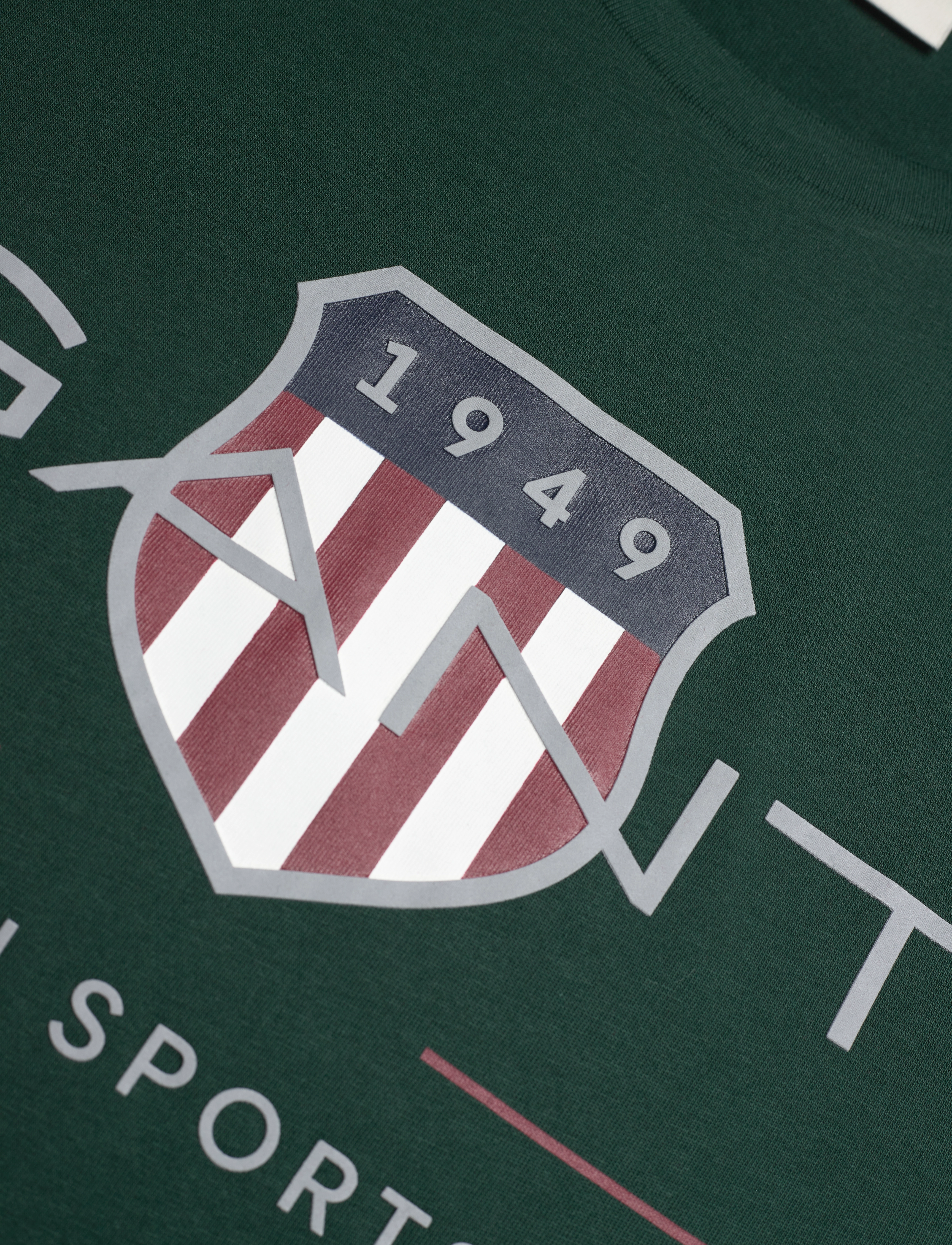 Gant - REG ARCHIVE SHIELD SS T-SHIRT - marškinėliai trumpomis rankovėmis - tartan green - 2