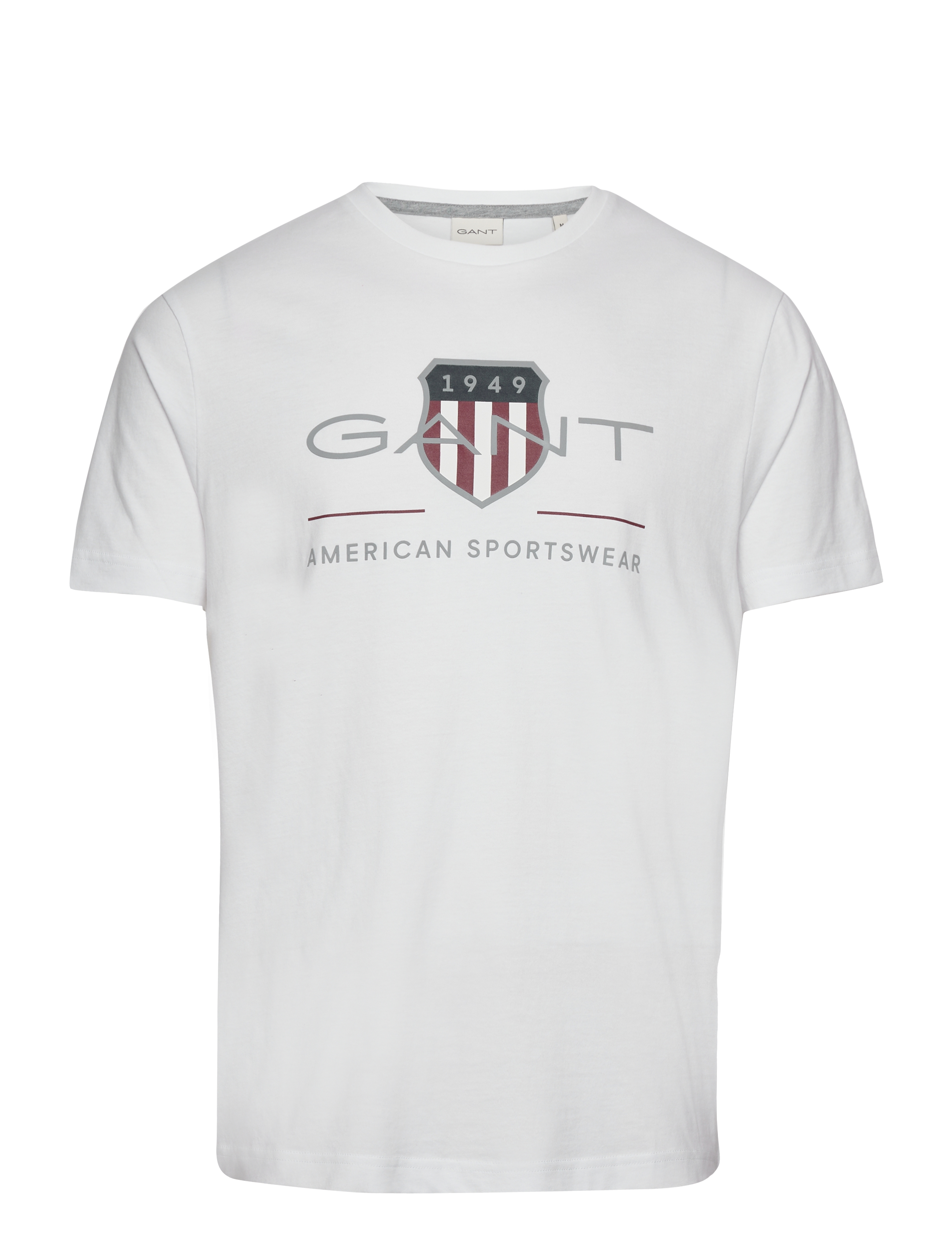 Gant - REG ARCHIVE SHIELD SS T-SHIRT - kurzärmelig - white - 1