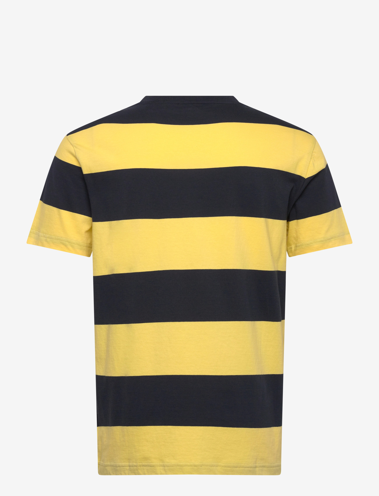 GANT - BAR STRIPE SS T-SHIRT - short-sleeved t-shirts - banana yellow - 1