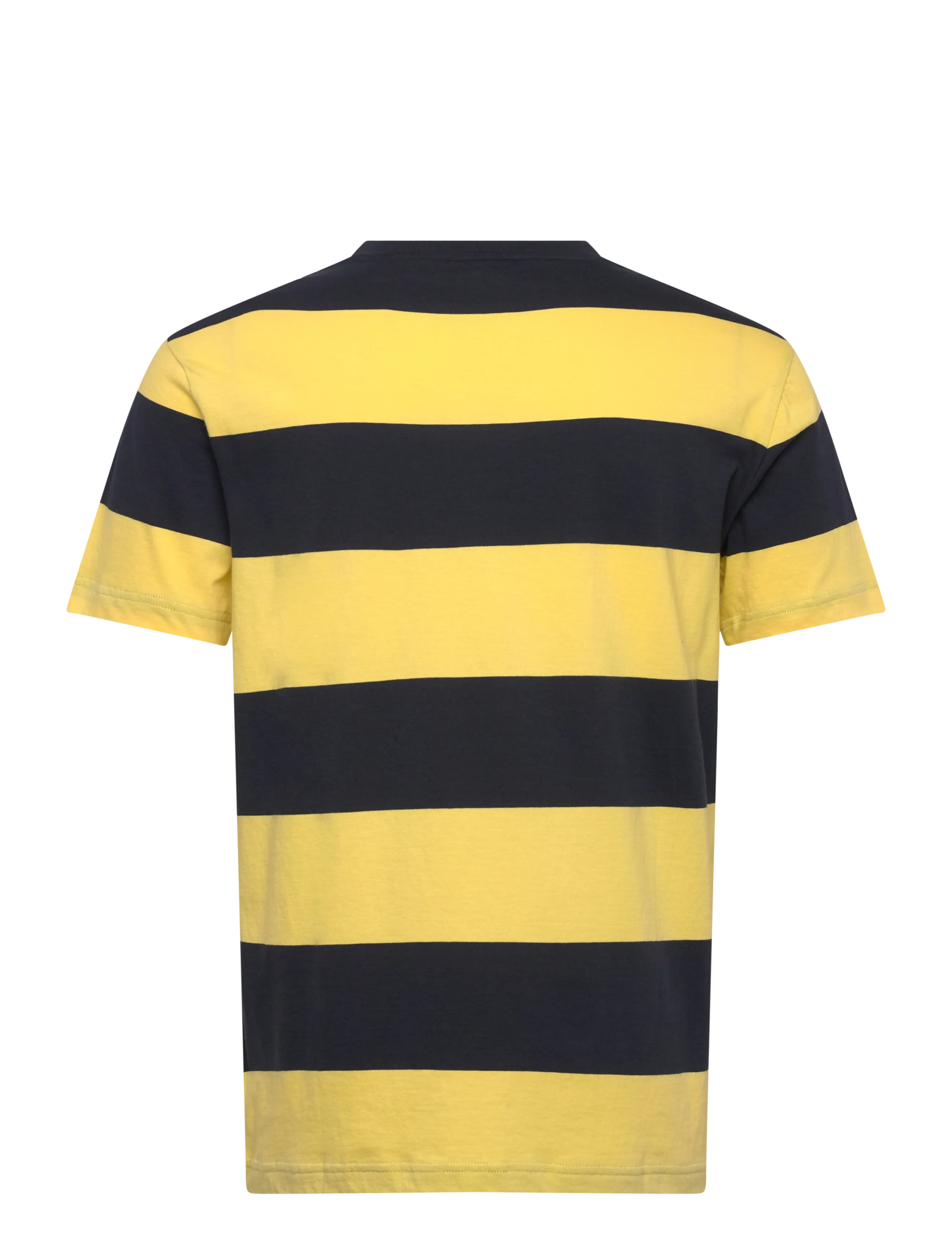 Gant - BAR STRIPE SS T-SHIRT - kortærmede t-shirts - banana yellow - 2