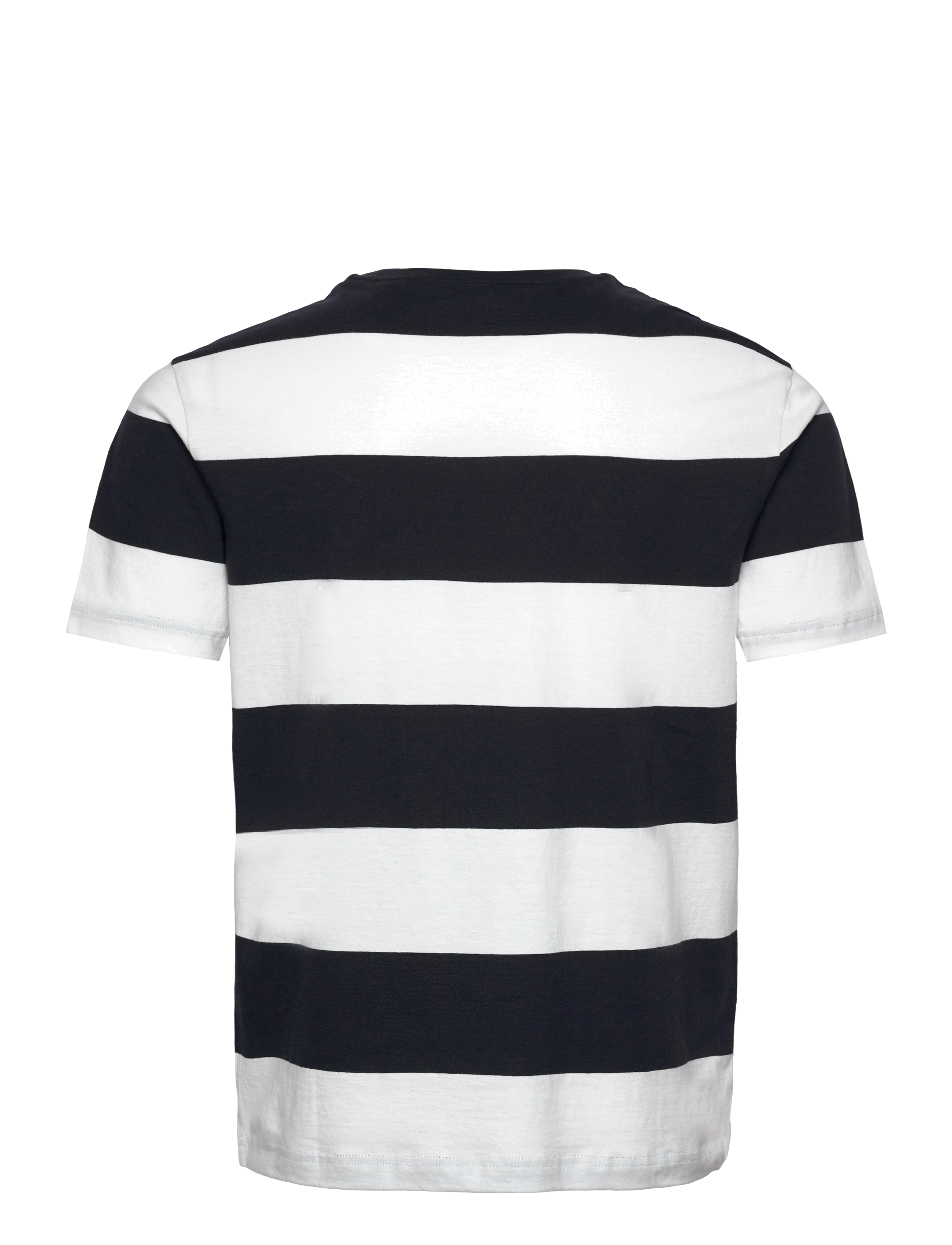 Gant - BAR STRIPE SS T-SHIRT - kurzärmelig - eggshell - 2