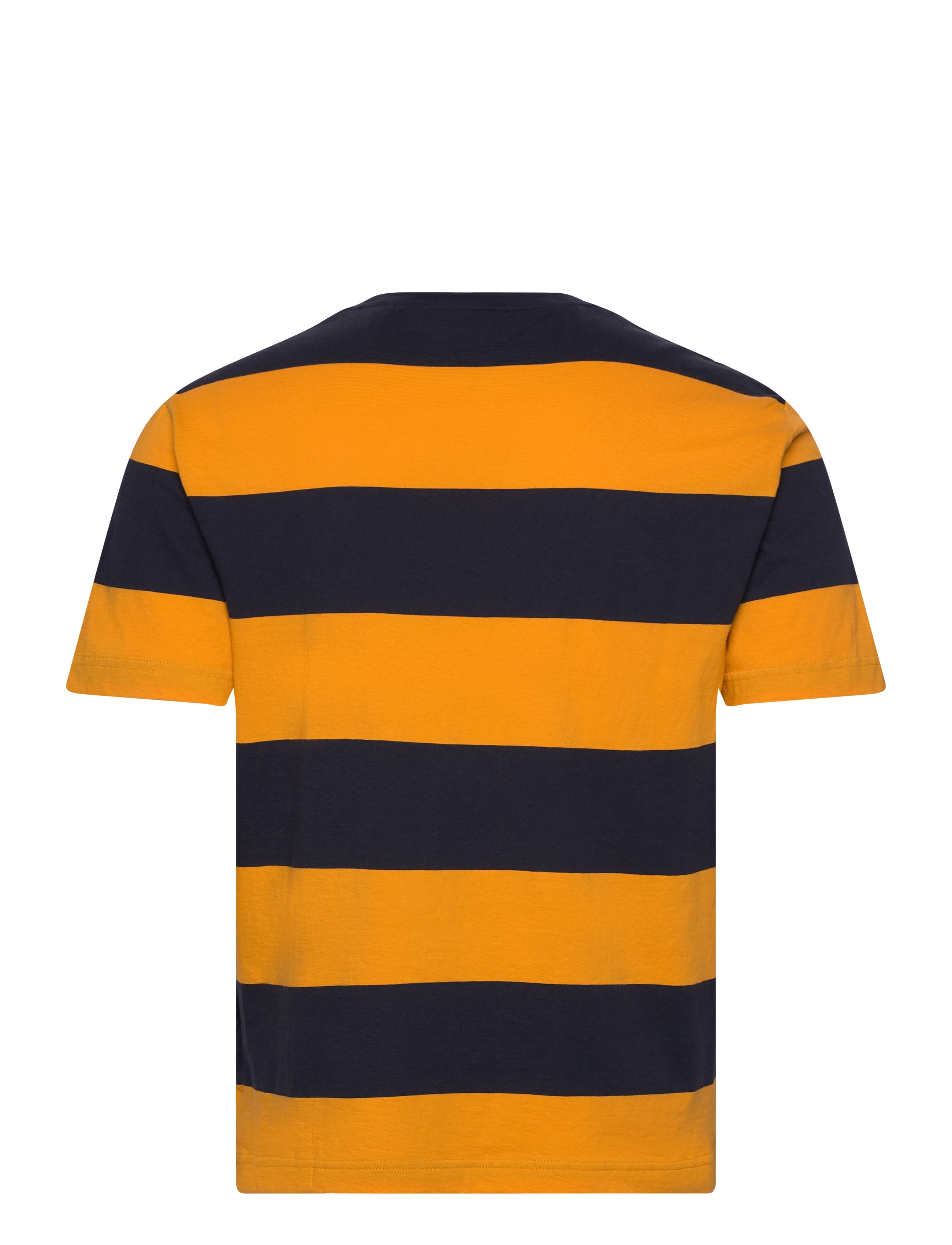 Gant - BAR STRIPE SS T-SHIRT - laveste priser - medal yellow - 1