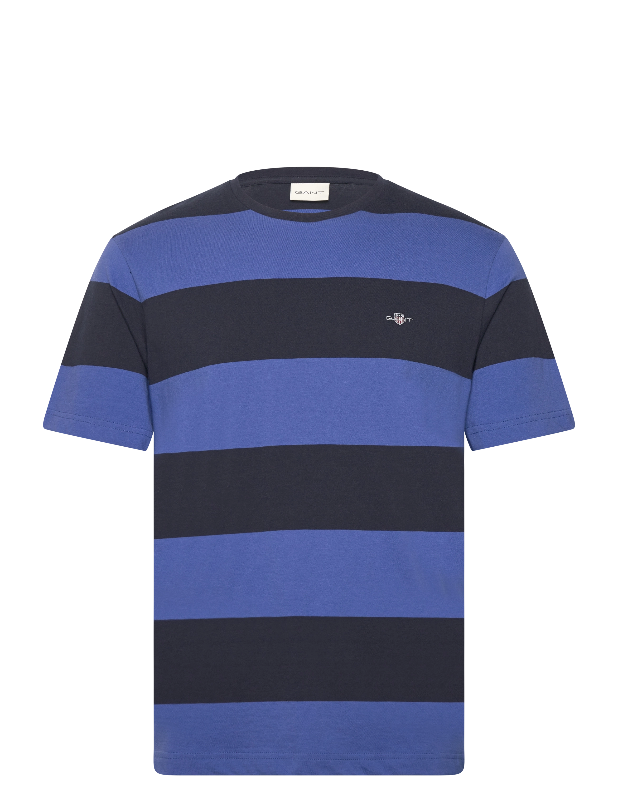 Gant BAR STRIPE SS T-SHIRT - Clothing - RICH BLUE / navy