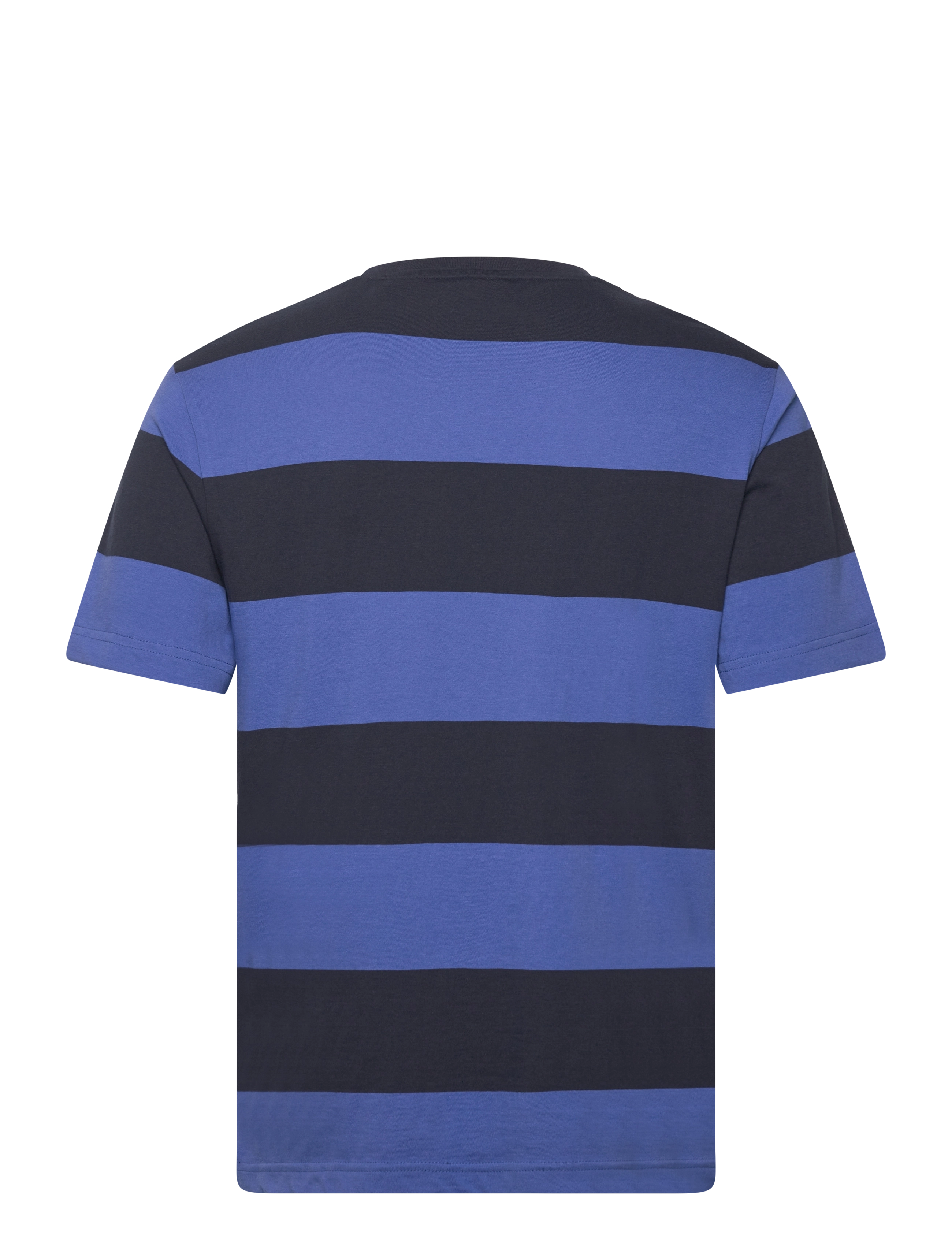Gant - BAR STRIPE SS T-SHIRT - short-sleeved t-shirts - rich blue - 1