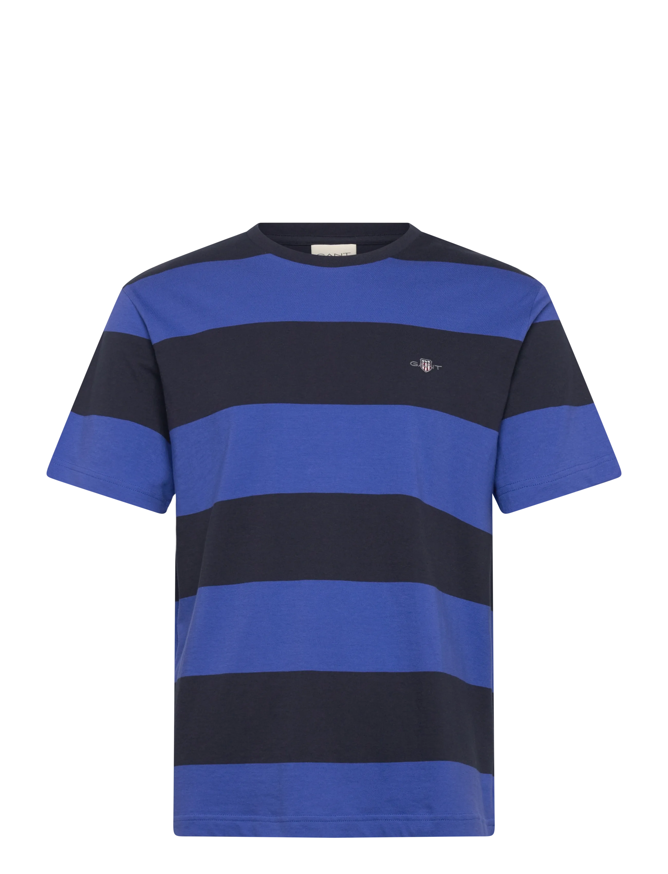 GANT BAR STRIPE SS T-SHIRT - Short-sleeved t-shirts - ROYAL BLUE / blue