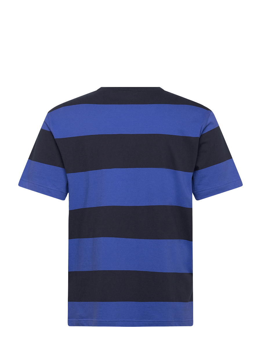 Gant - BAR STRIPE SS T-SHIRT - kortärmade t-shirts - royal blue - 2