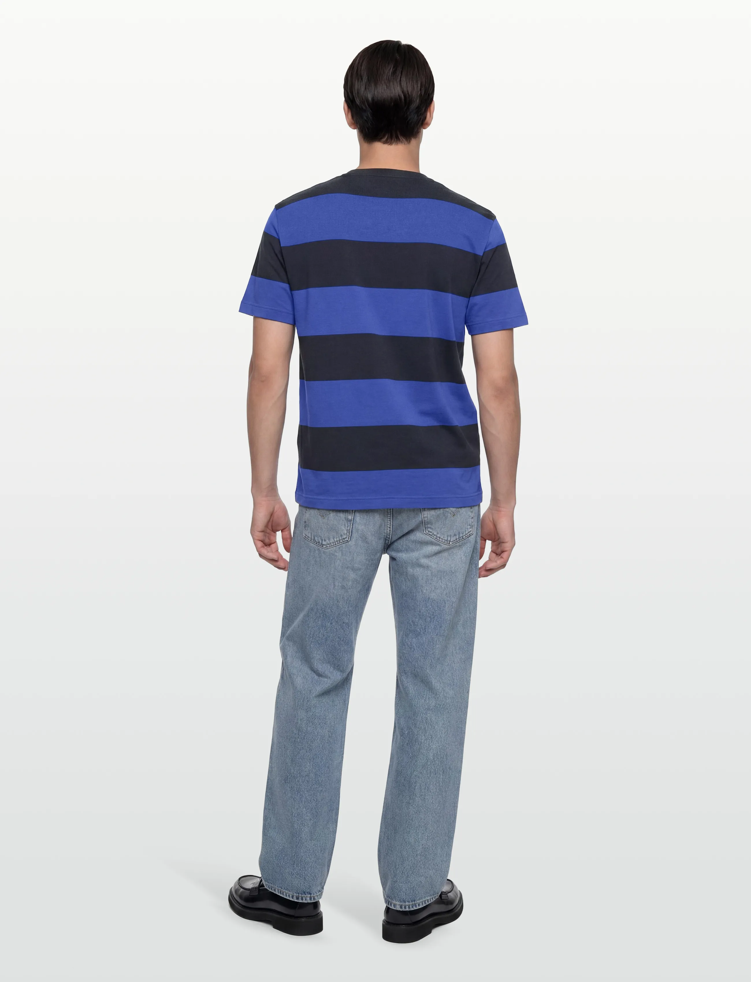 Gant - BAR STRIPE SS T-SHIRT - lühikeste varrukatega t-särgid - royal blue - 4