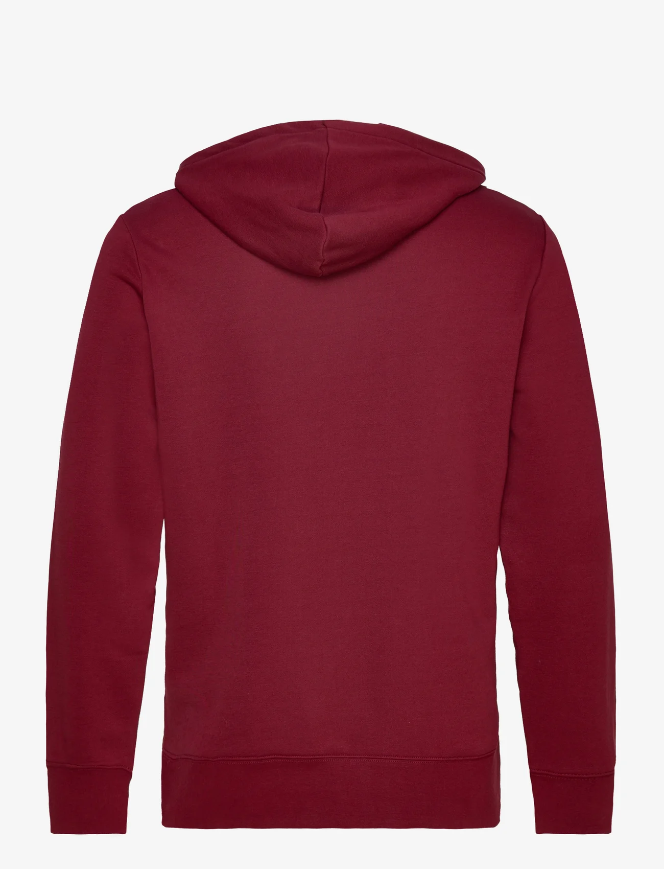 GANT - GANT LOGO SWEAT HOODIE - hoodies - plumped red - 1