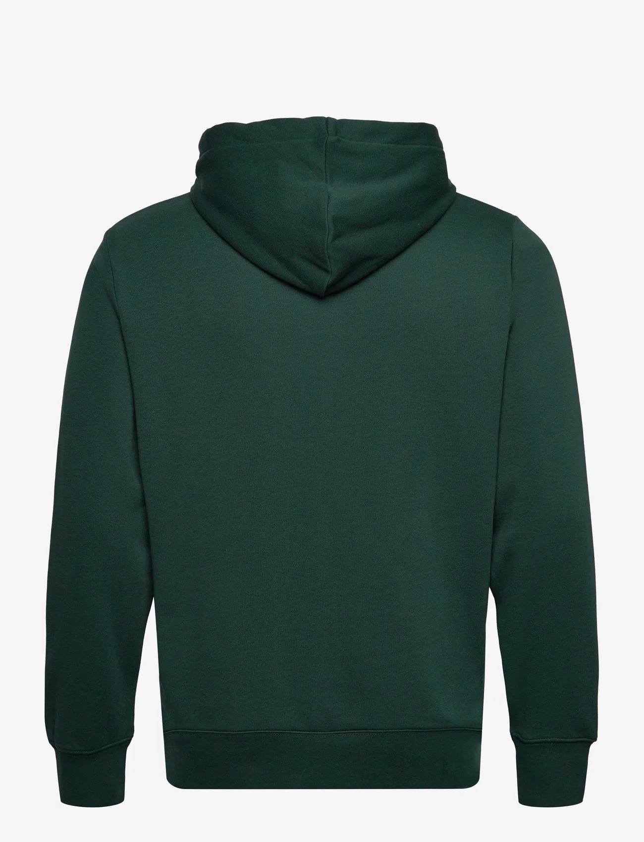GANT - GANT LOGO SWEAT HOODIE - hoodies - tartan green - 1