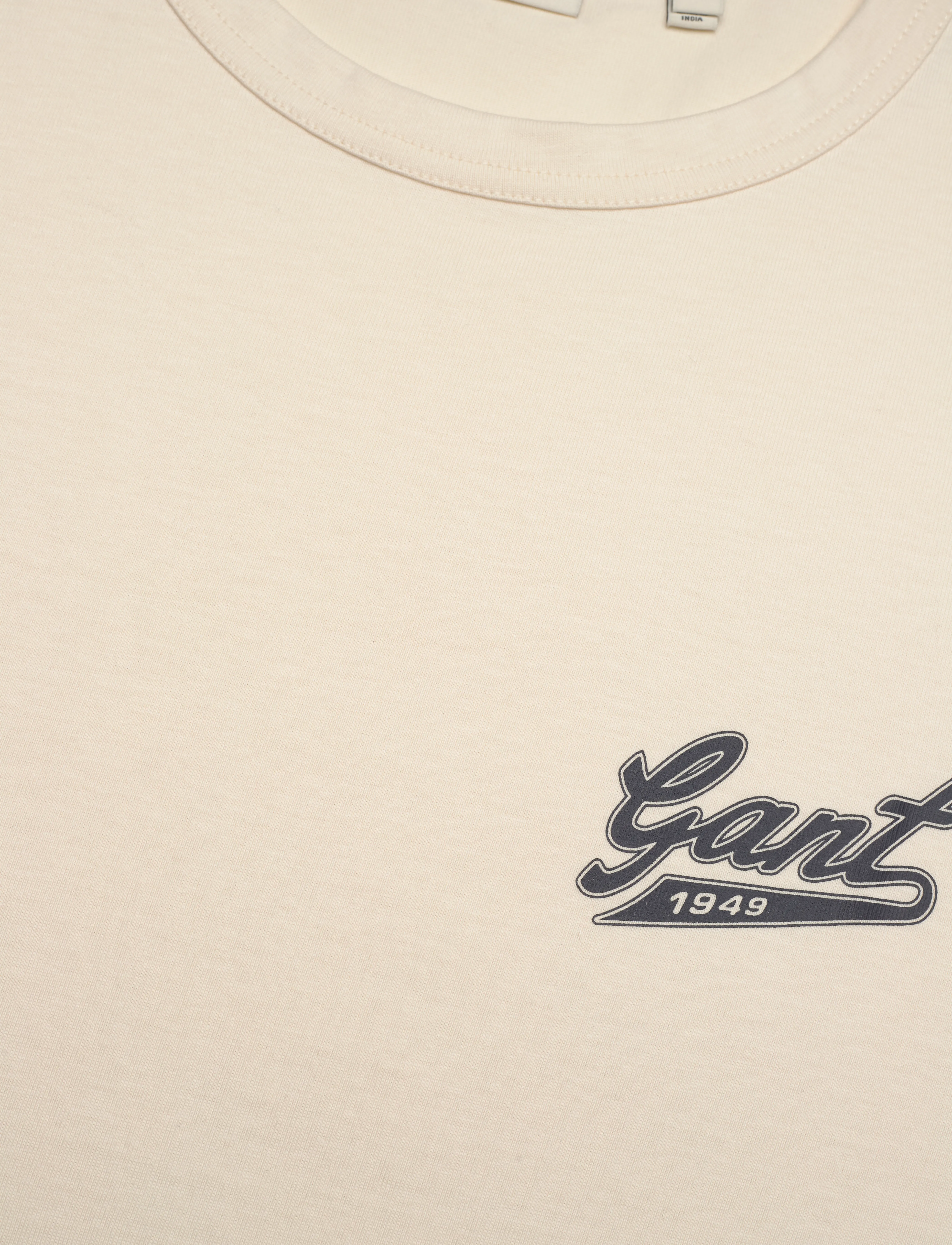 GANT - GANT GRAPHIC TSHIRT - cream - 2