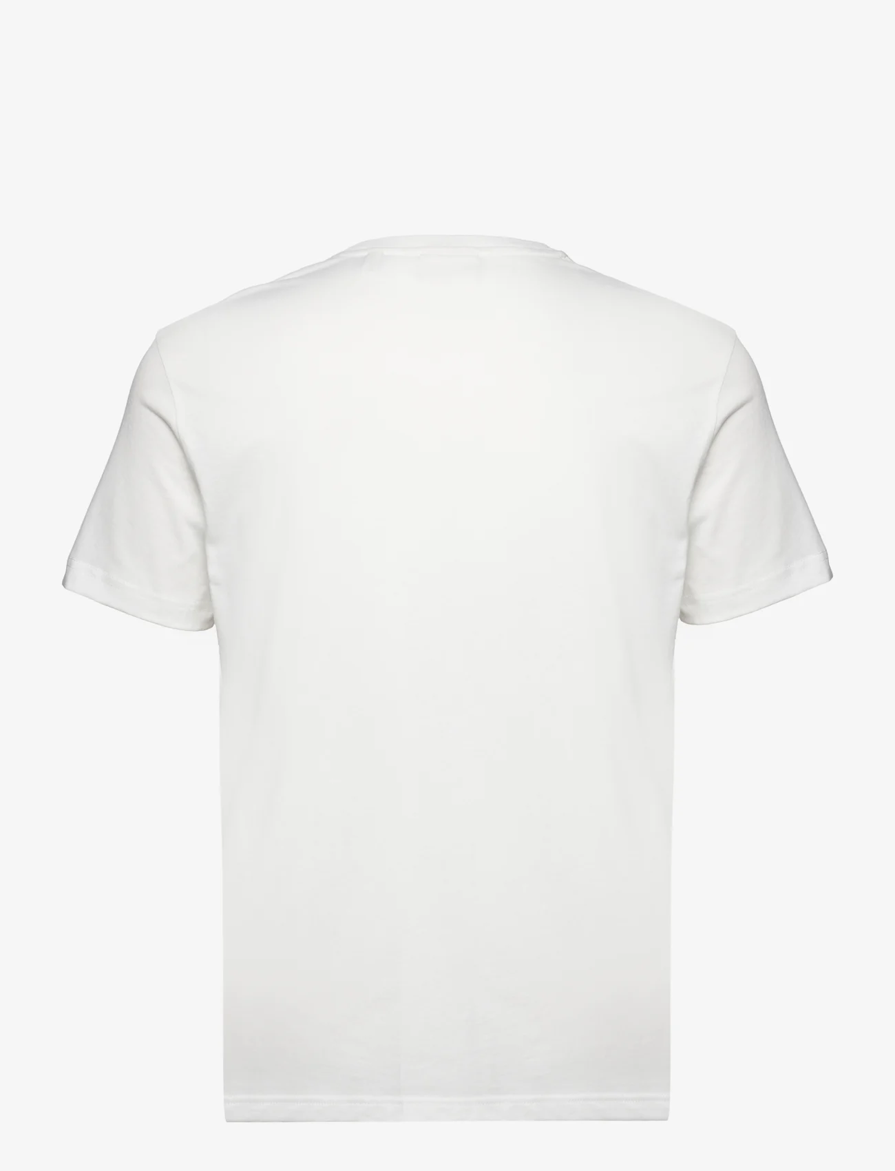 GANT - PRINTED GRAPHIC SS T-SHIRT - kortærmede t-shirts - eggshell - 1