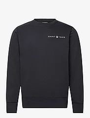 GANT - PRINTED GRAPHIC C-NECK SWEAT - sweatshirts - black - 0