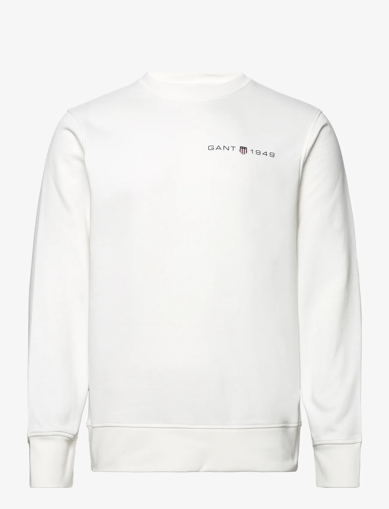 GANT - PRINTED GRAPHIC C-NECK SWEAT - sweatshirts - eggshell - 0