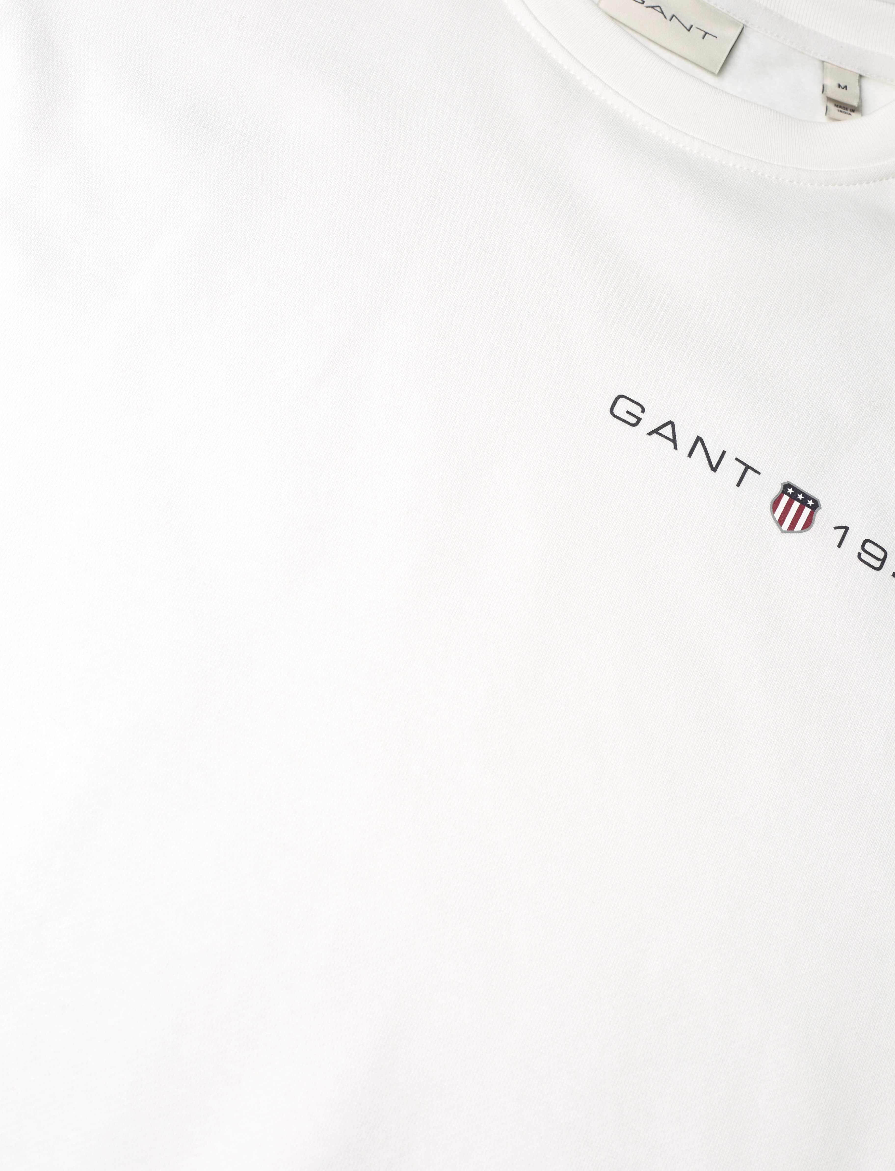 GANT - PRINTED GRAPHIC C-NECK SWEAT - eggshell - 2