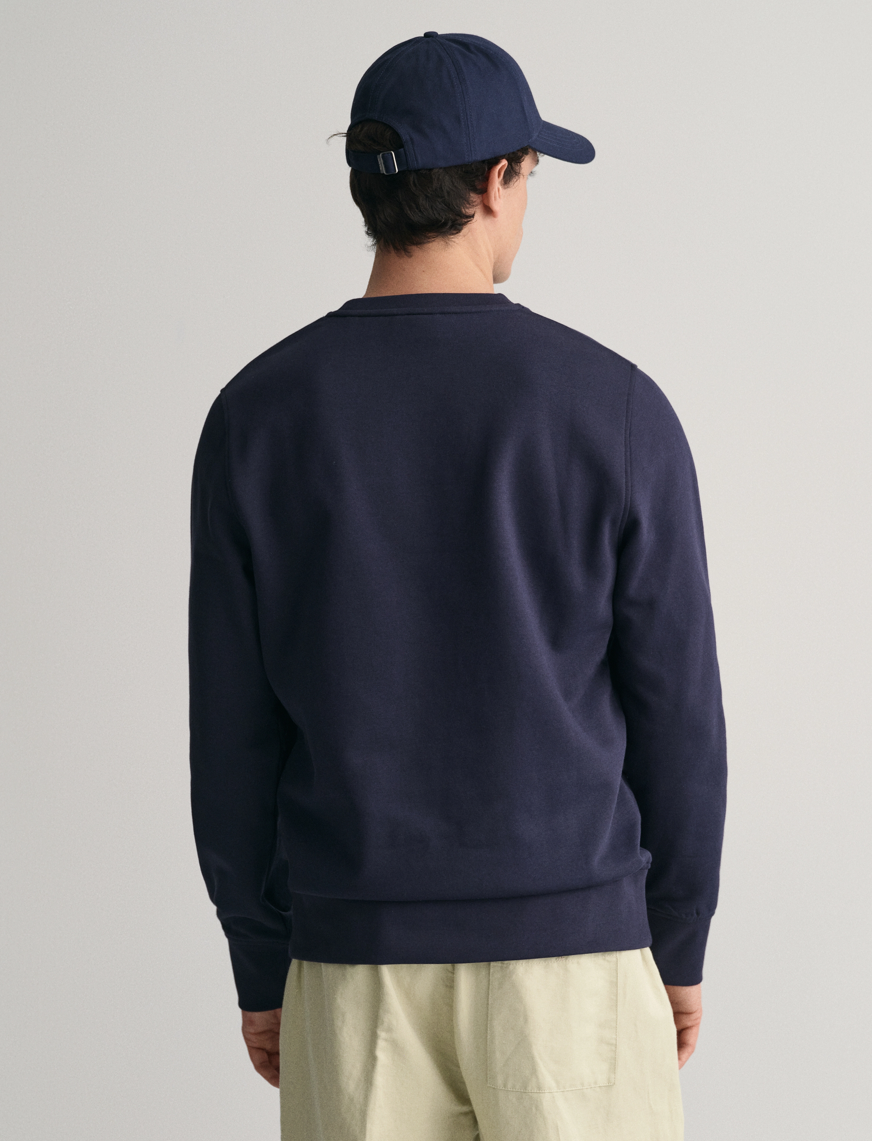GANT - PRINTED GRAPHIC C-NECK SWEAT - evening blue - 3