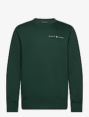 GANT - PRINTED GRAPHIC C-NECK SWEAT - sweatshirts - tartan green - 0