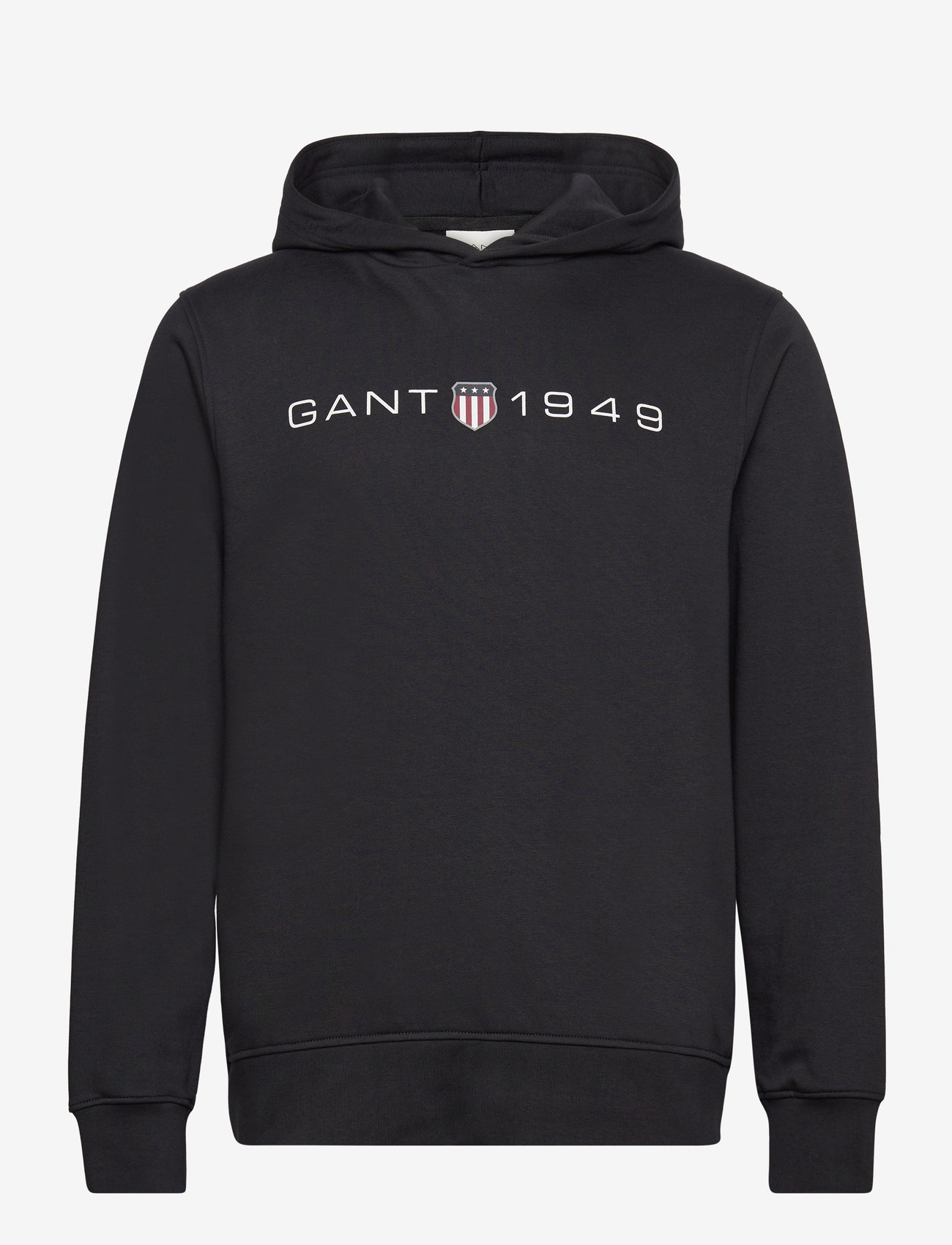 GANT - PRINTED GRAPHIC HOODIE - black - 0