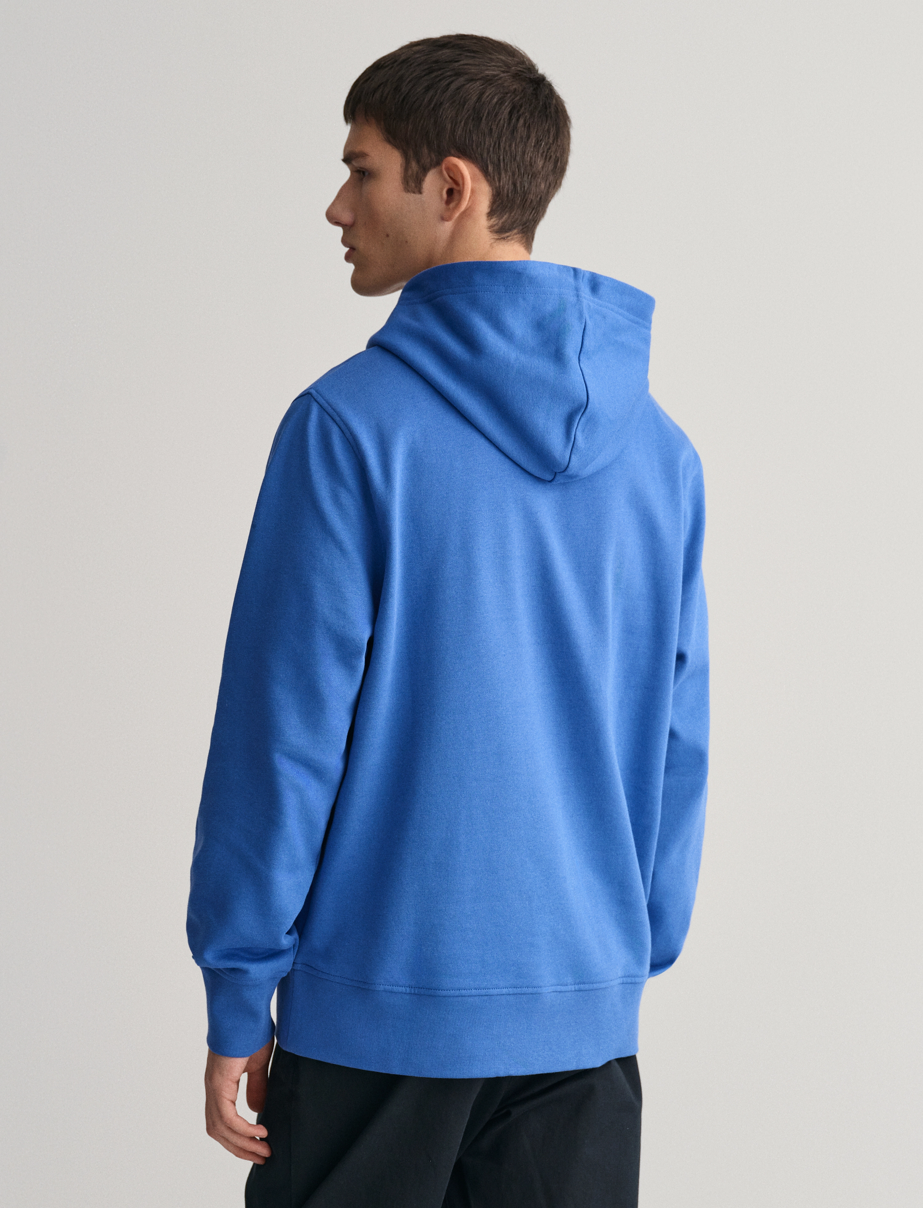 GANT - PRINTED GRAPHIC HOODIE - rich blue - 2