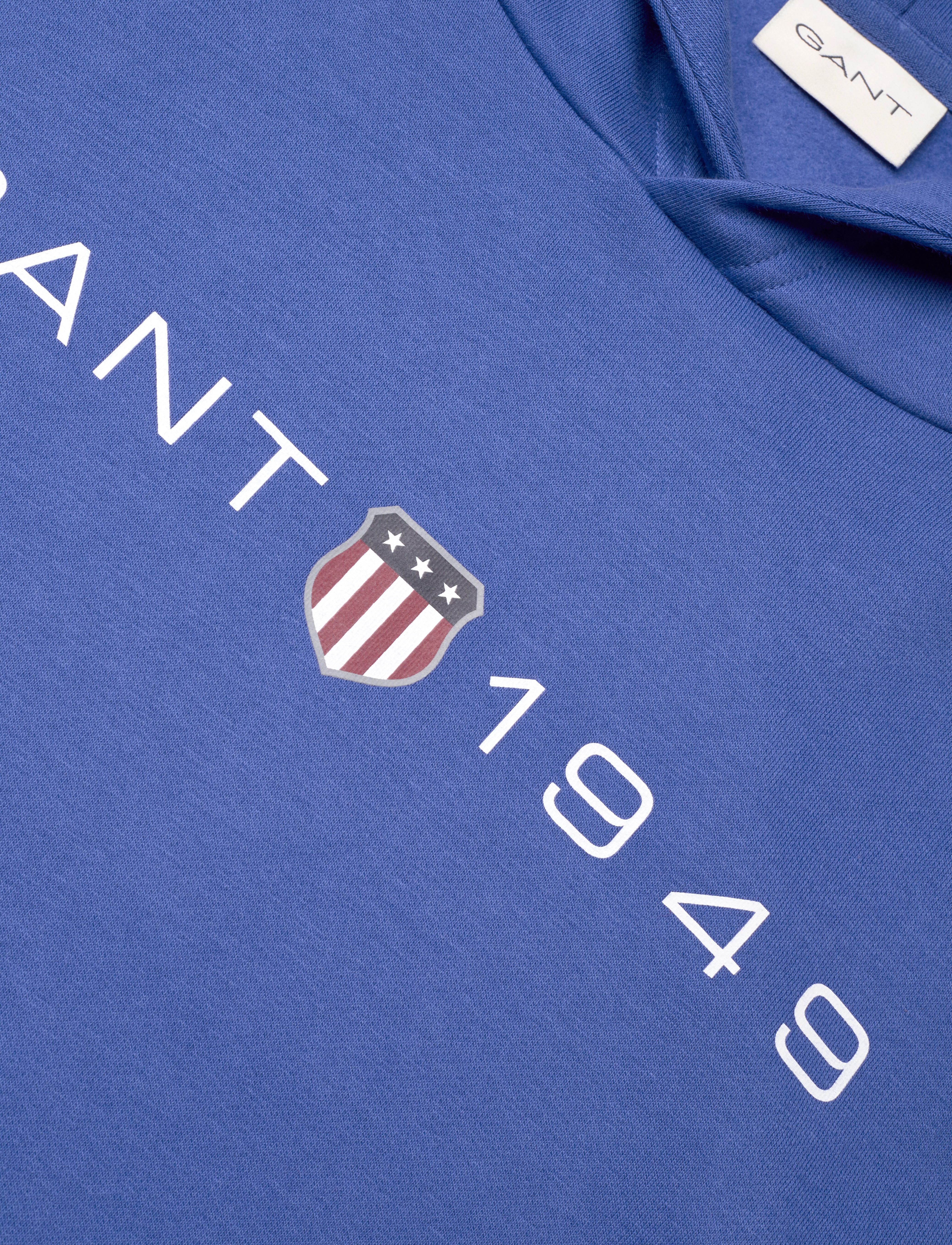 GANT - PRINTED GRAPHIC HOODIE - rich blue - 5