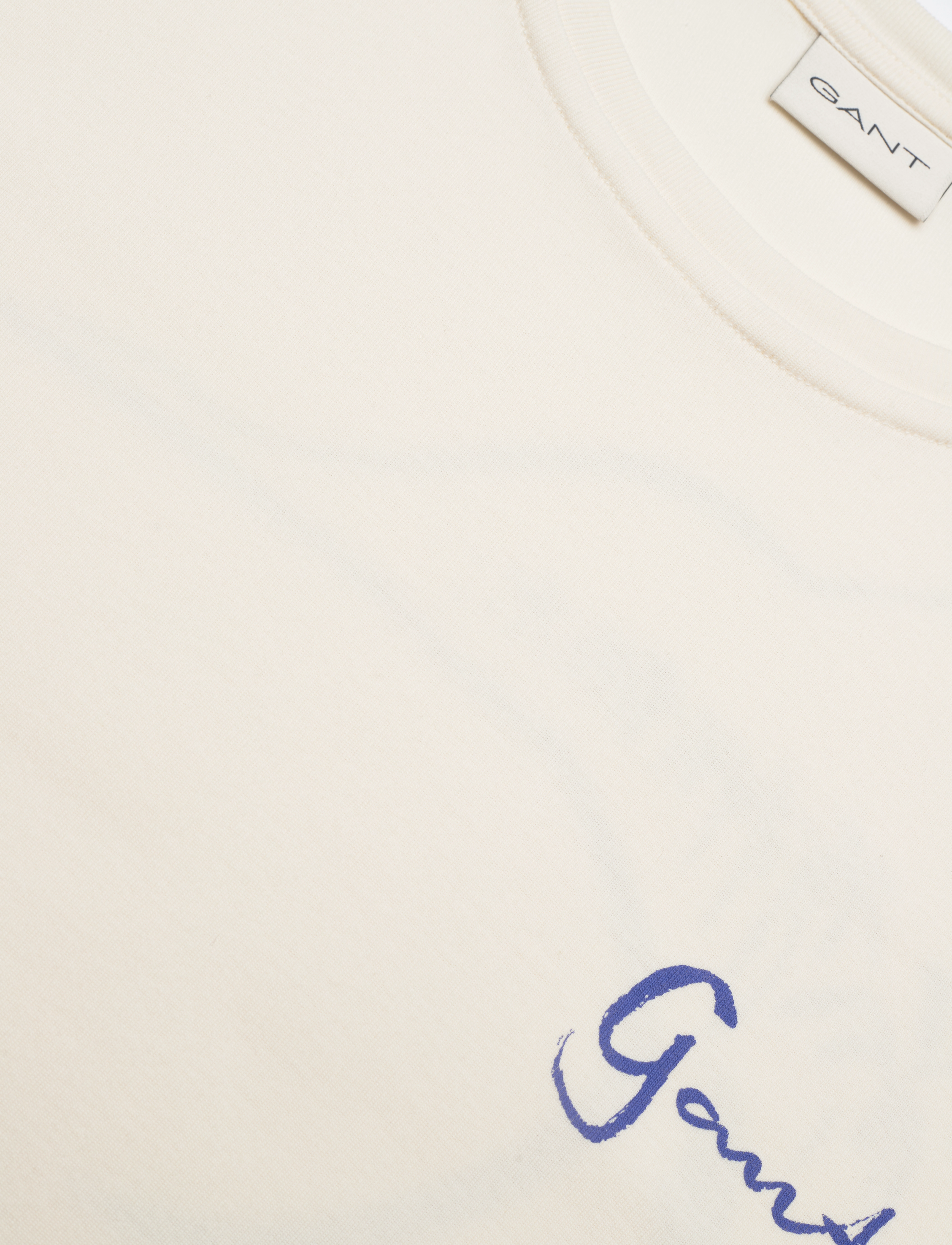 GANT - SEASONAL GRAPHIC TSHIRT - cream - 1