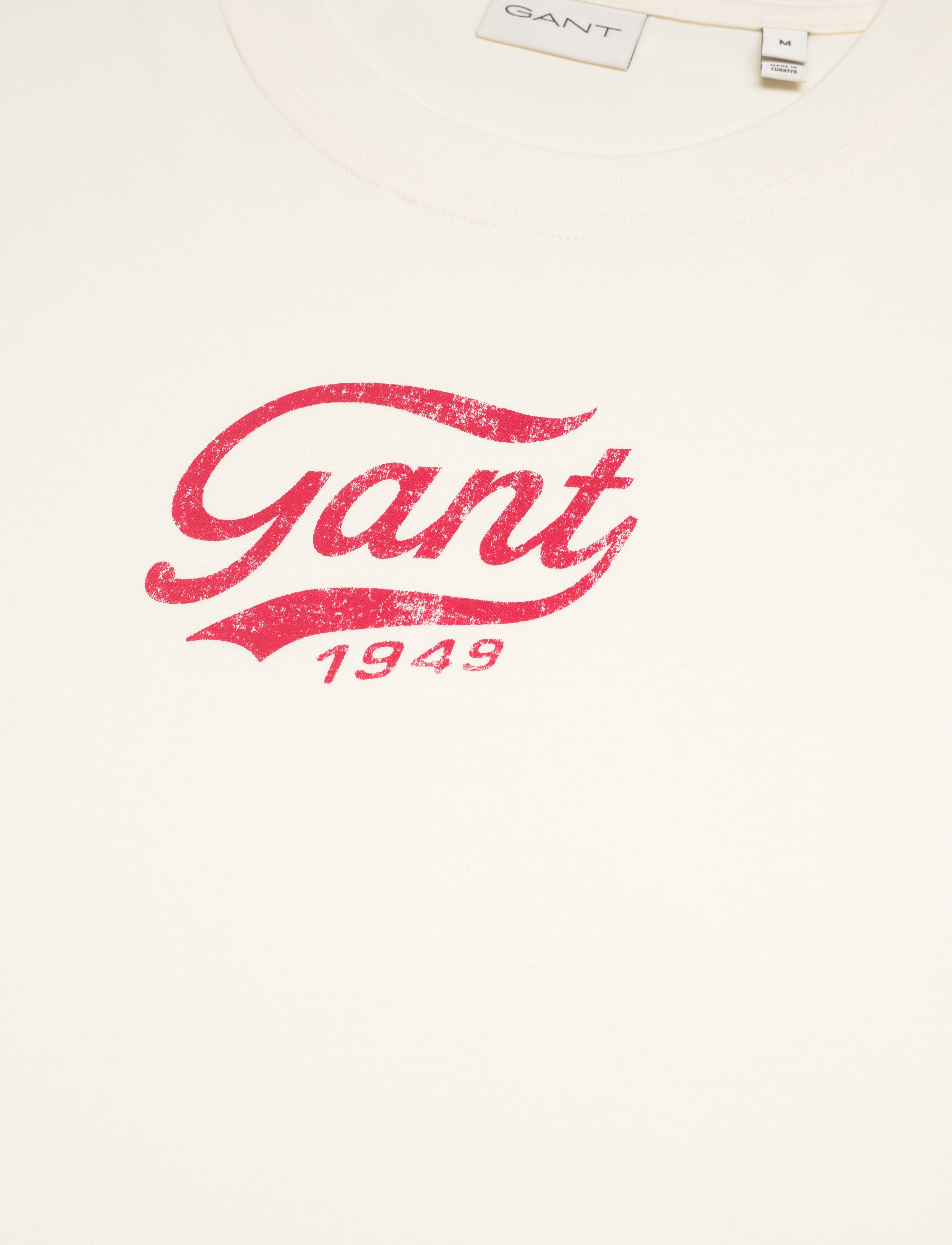 GANT - STONE WASHED TSHIRT - cream - 2